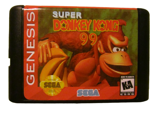 Super Donkey Kong 99 Sega Genesis Video Game