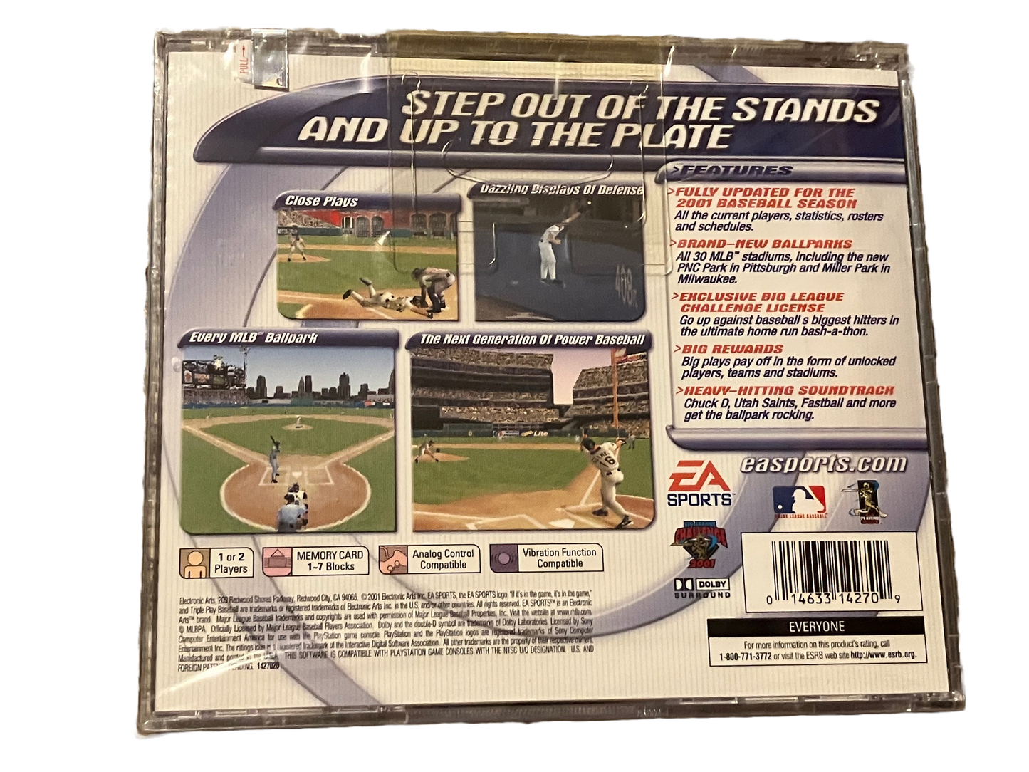 Triple Play Baseball Sony PlayStation 1 Video Game.
