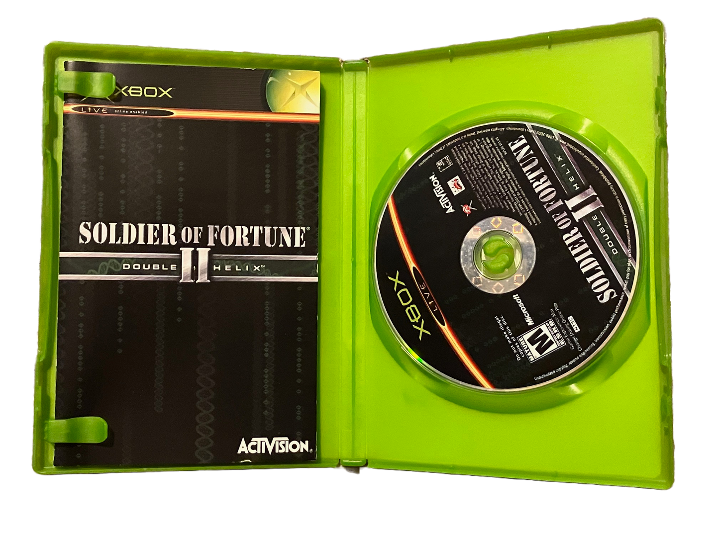 Soldier of Fortune II Double Helix Original Xbox Complete