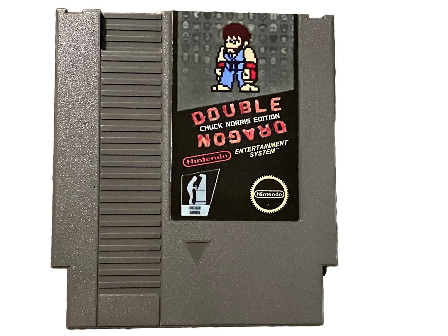 Double Dragon Chuck Norris Edition Nintendo NES 8 Bit Video Game