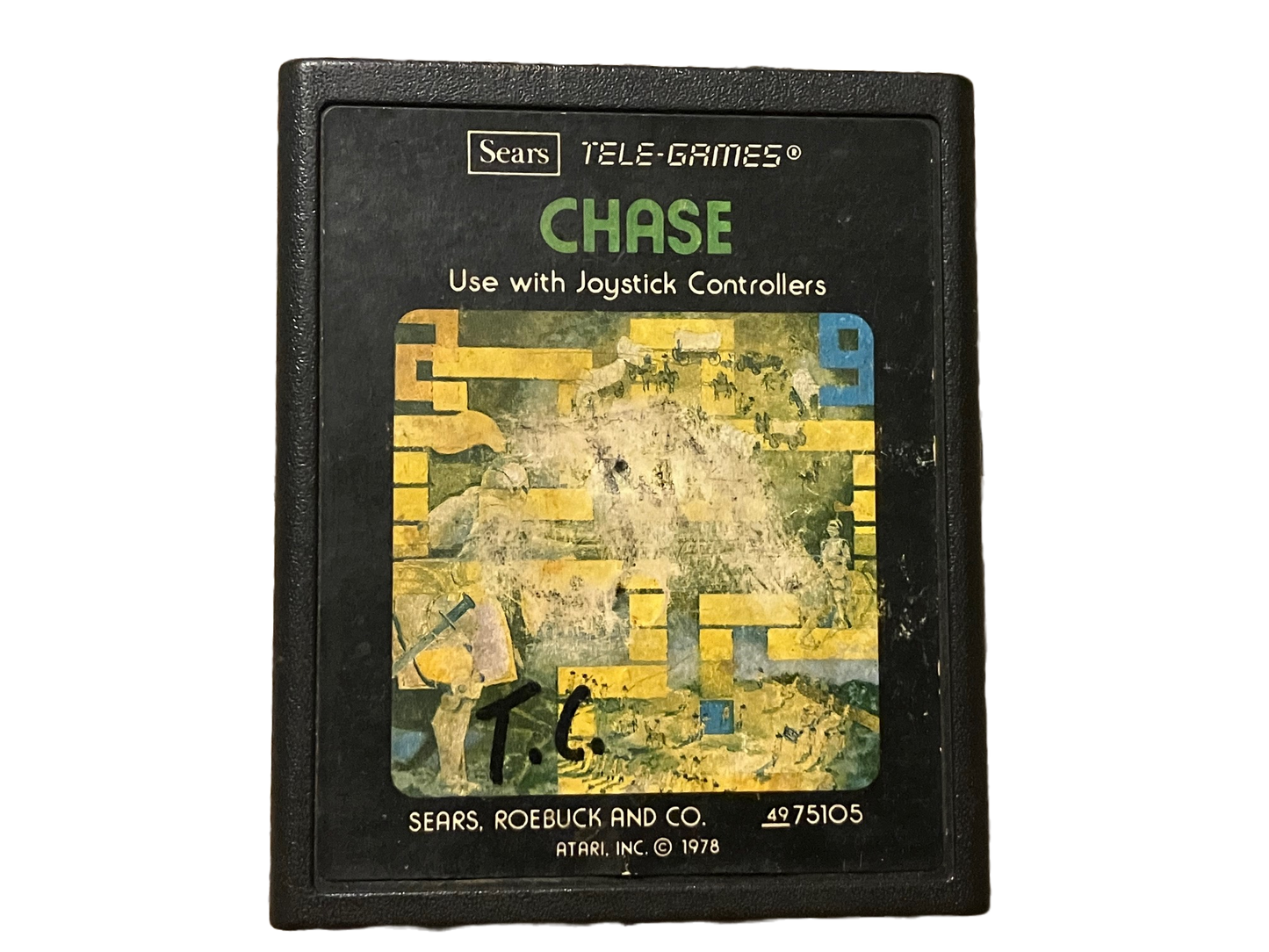 Chase Atari 2600 Video Game. Rare!
