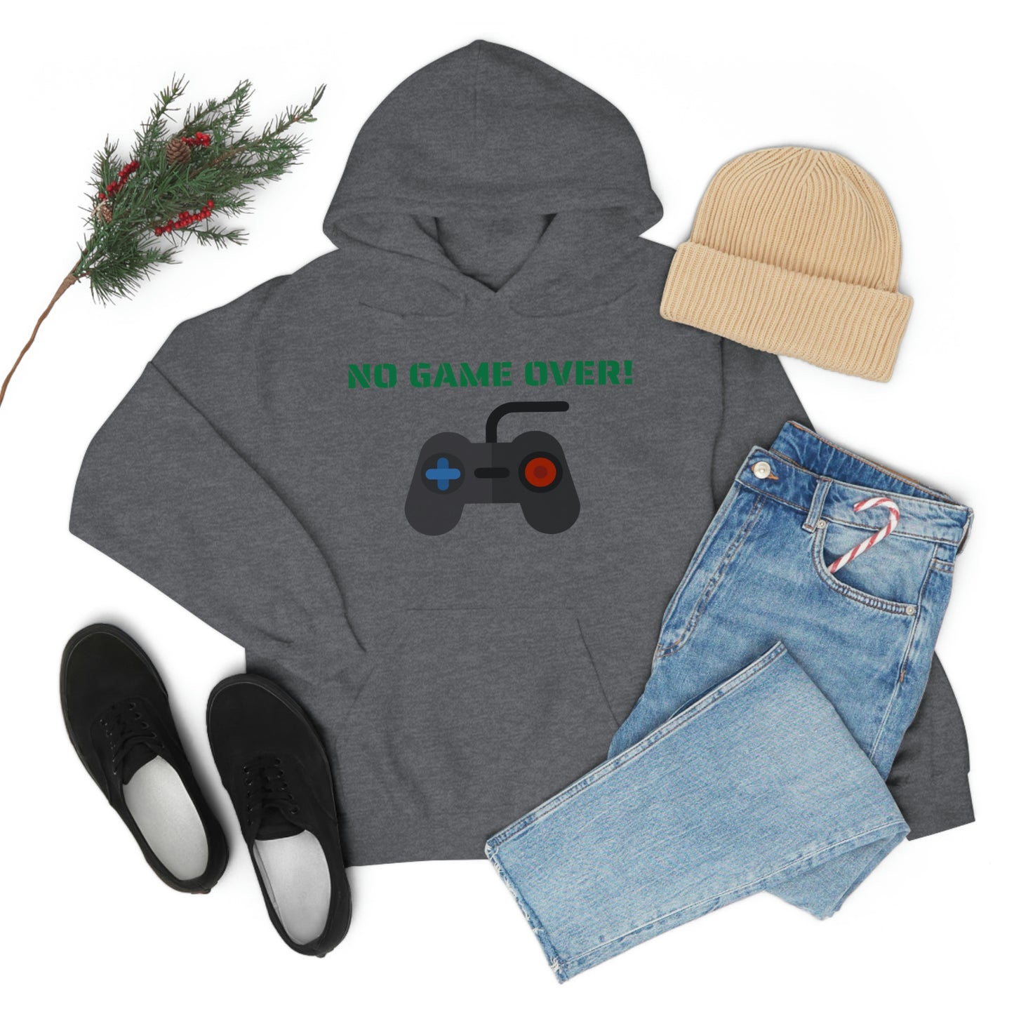 No Game Over! Unisex Hooded Sweatshirt