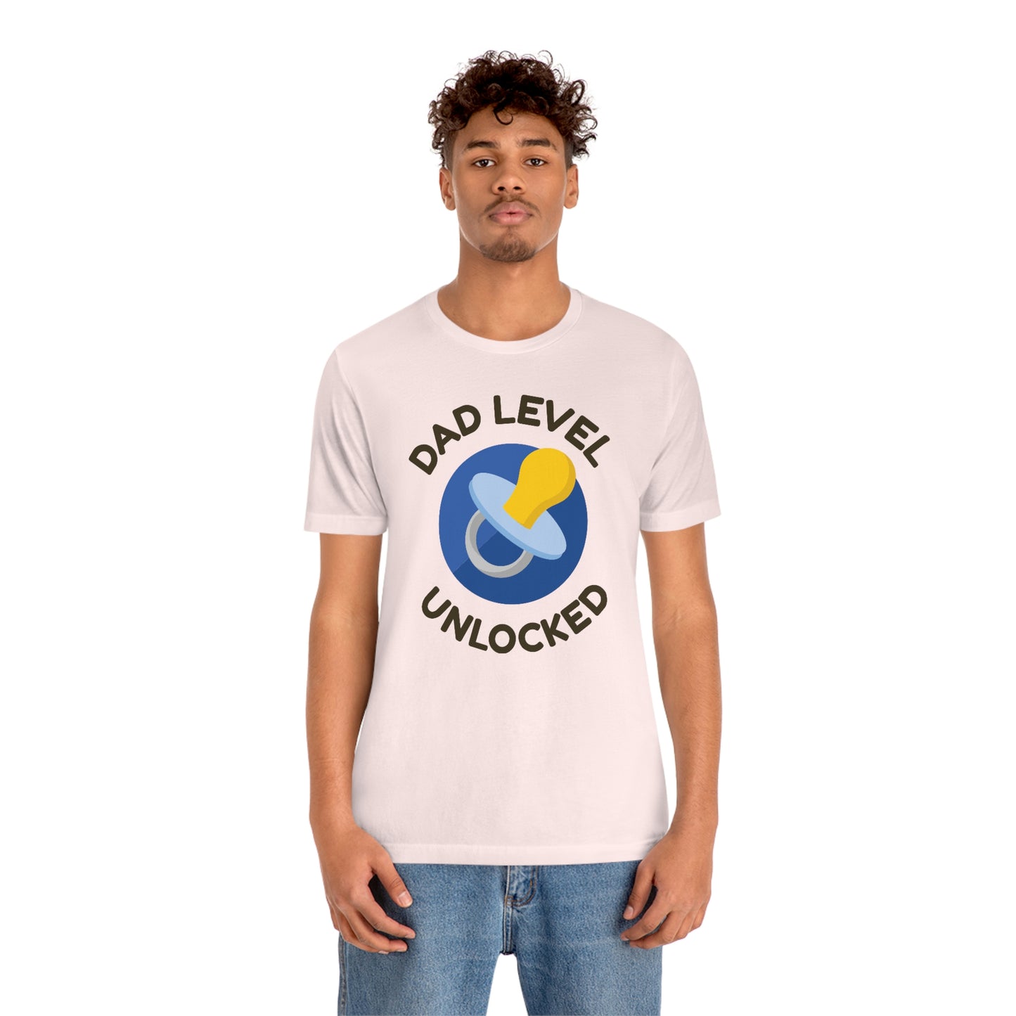 Dad Level Unlocked Unisex Jersey Short Sleeve Tee