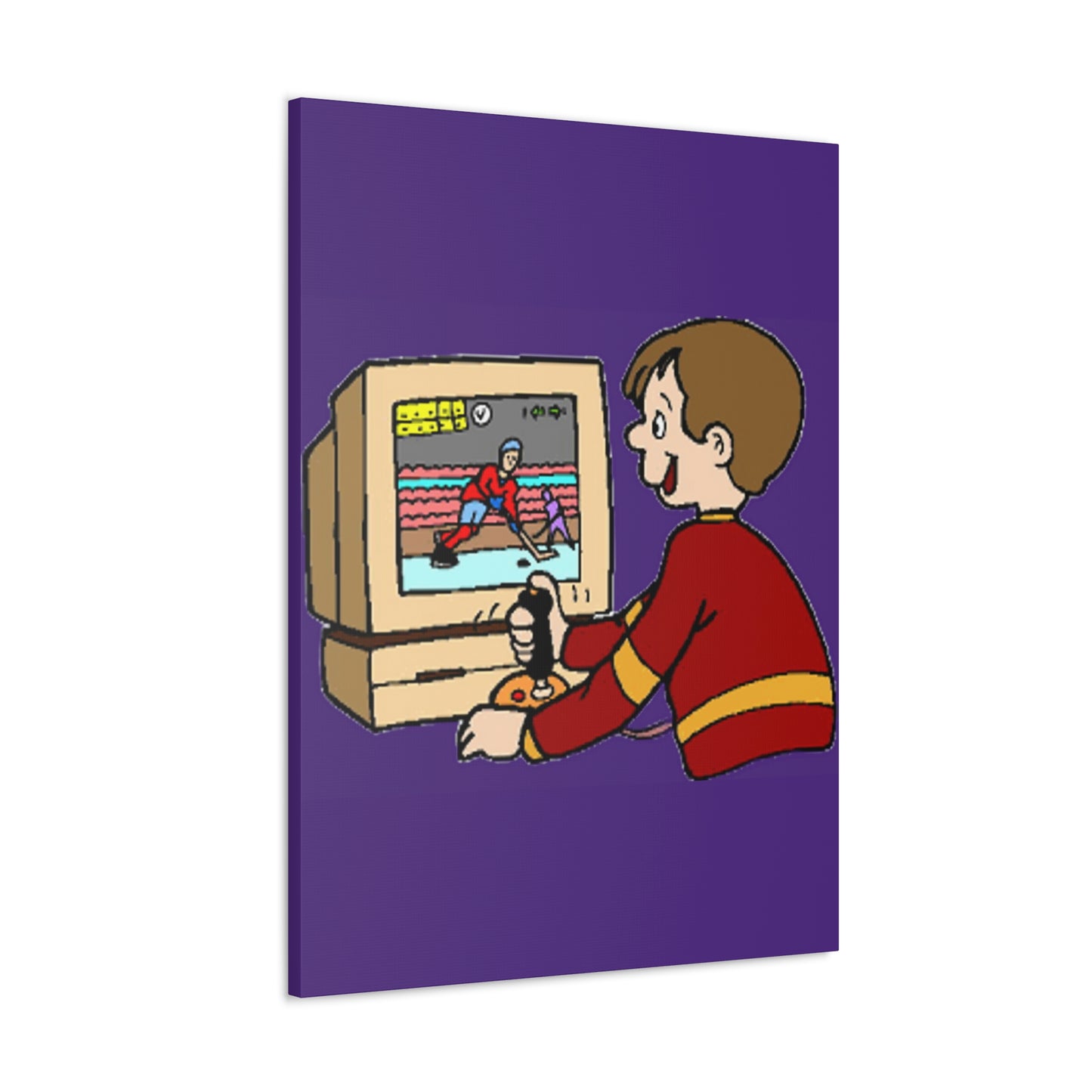 Old School Gamer Canvas Gallery Wraps