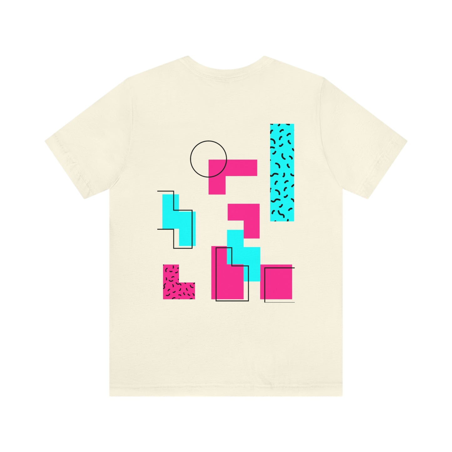 Hearts 8 Bit Style Unisex Jersey Short Sleeve Tee