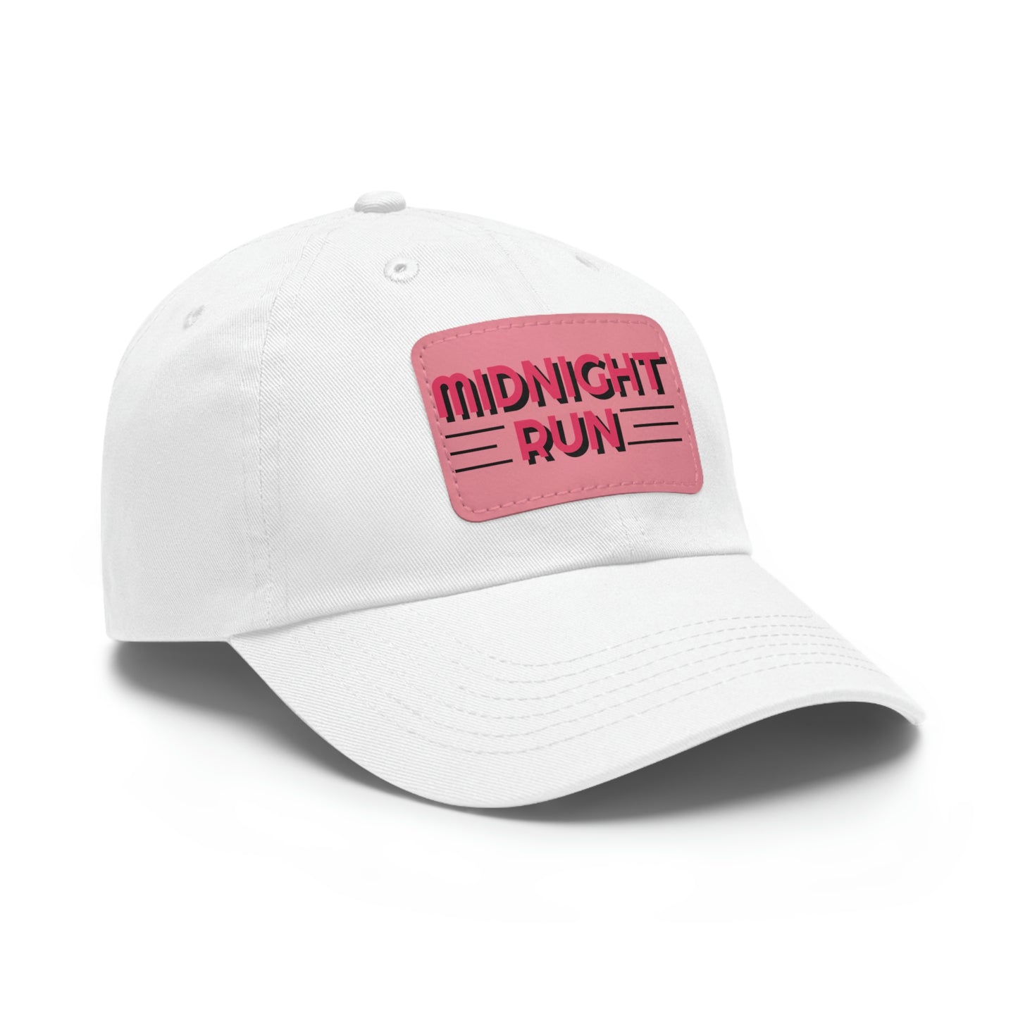 Midnight Run Dad Hat with Leather Patch