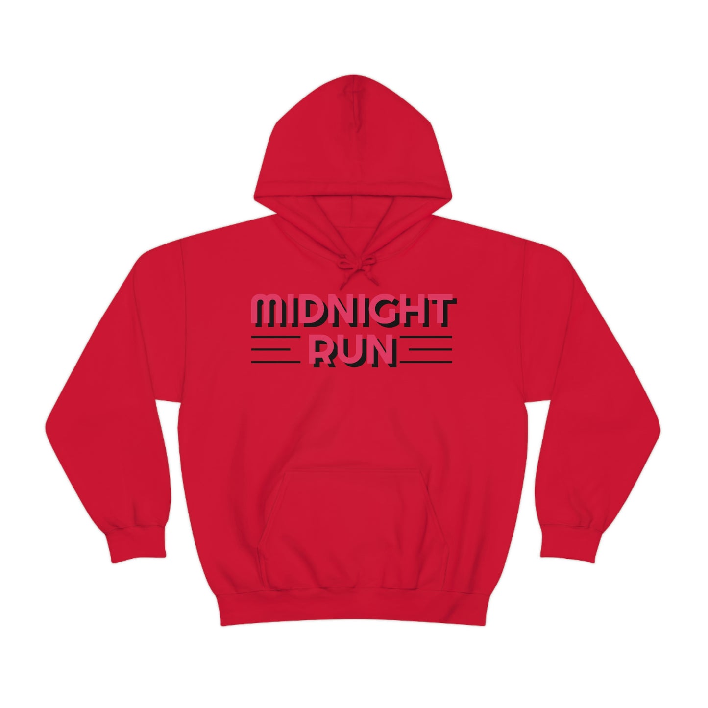 Midnight Run Retro Style Unisex Hooded Sweatshirt