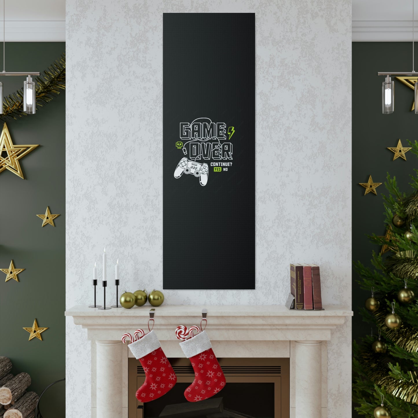 Game Over Canvas Gallery Wraps