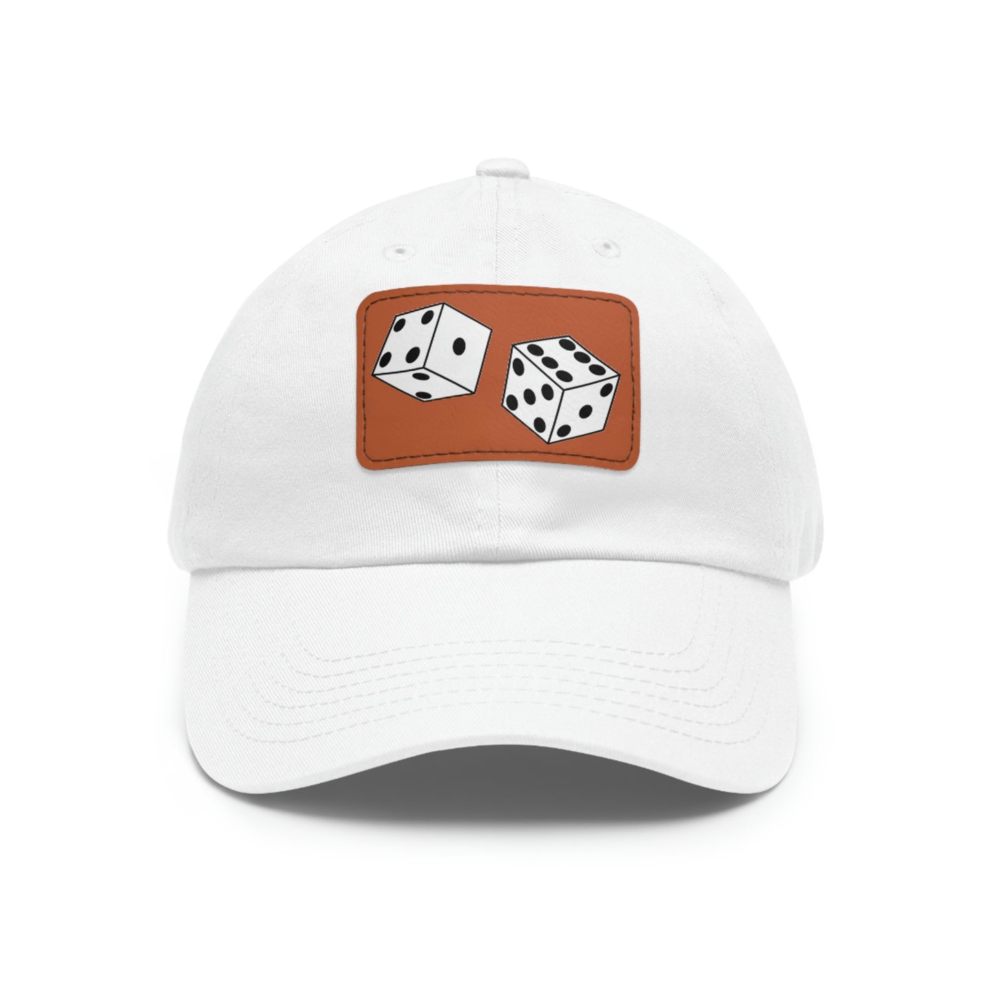 Dice Roll Dad Hat with Leather Patch