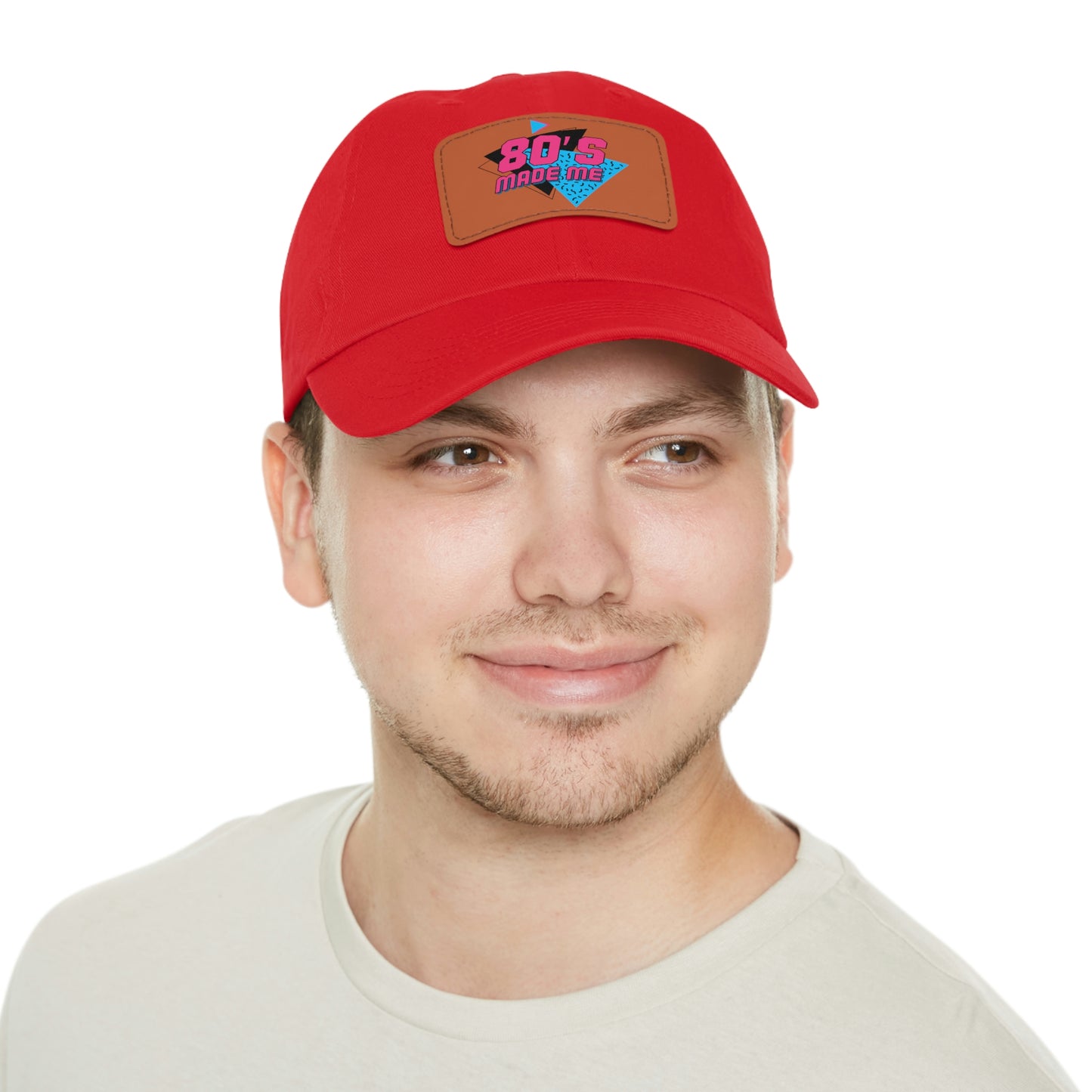 80s Made Me Dad Hat with Leather Patch