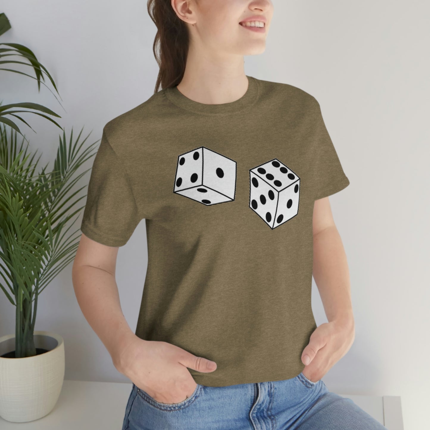 Dice Roll Unisex Jersey Short Sleeve Tee