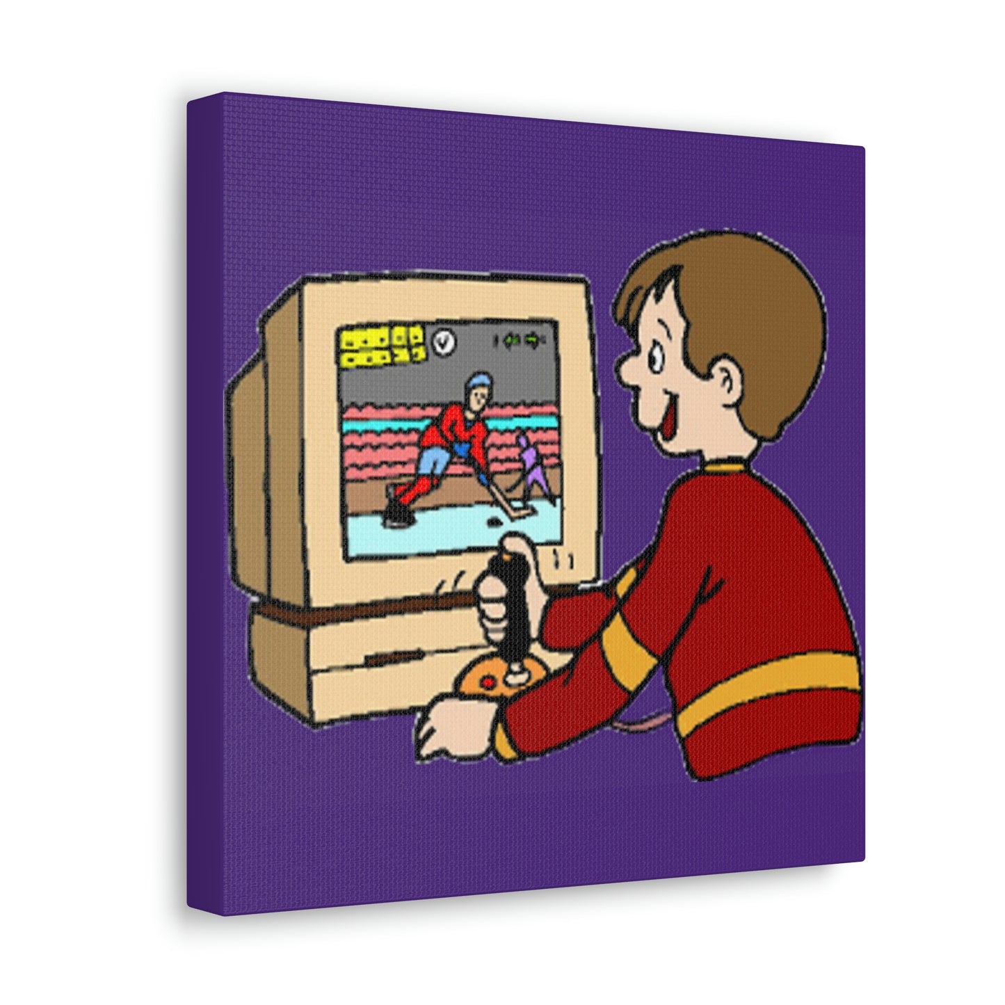 Old School Gamer Canvas Gallery Wraps