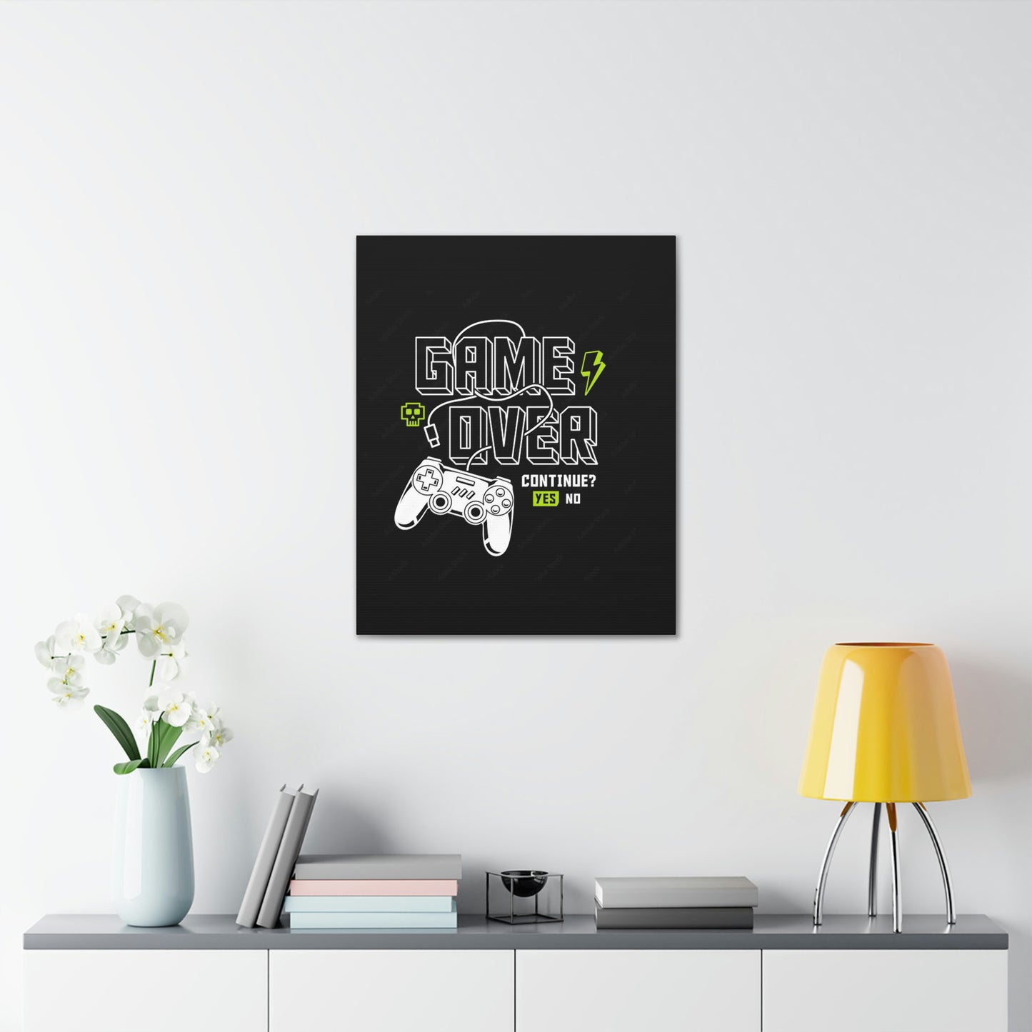 Game Over Canvas Gallery Wraps
