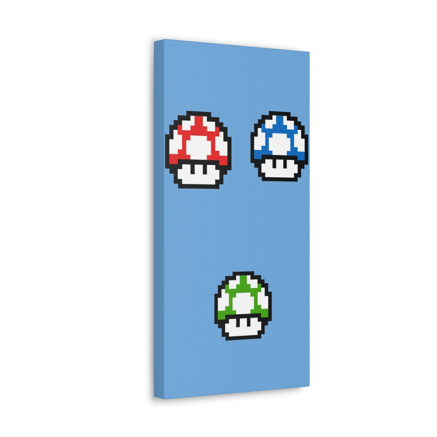Mushroom 8 Bit Style Canvas Gallery Wraps