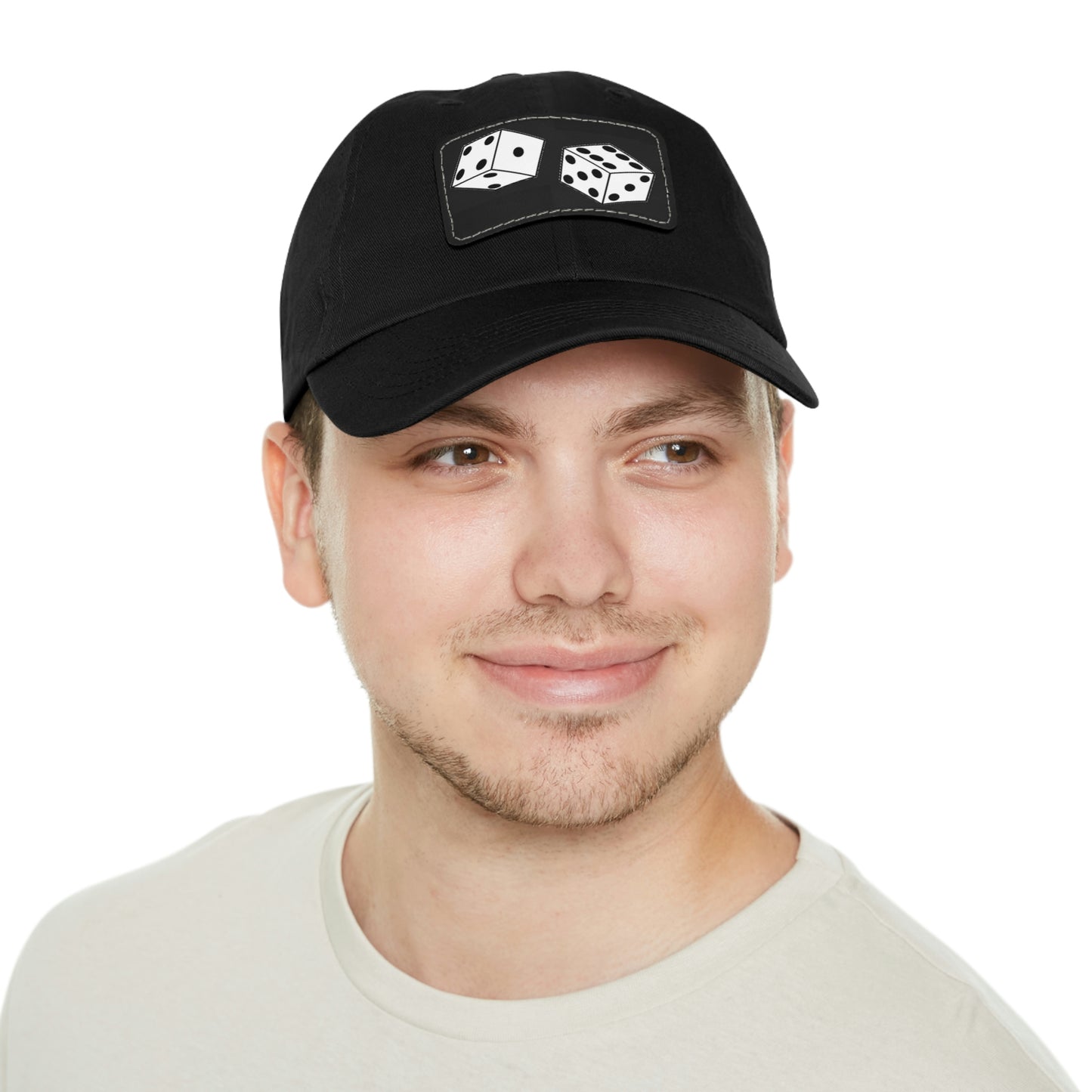 Dice Roll Dad Hat with Leather Patch