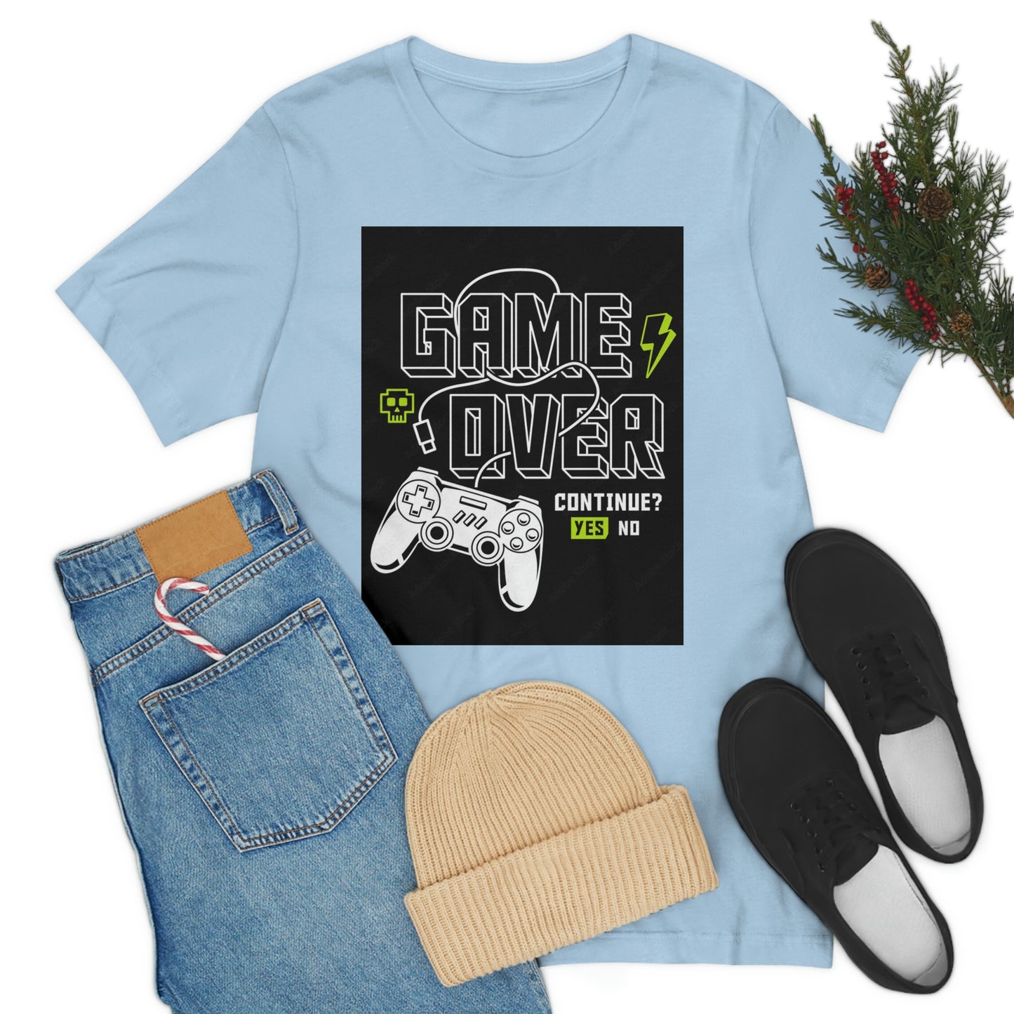 Game Over Unisex Jersey Short Sleeve Tee