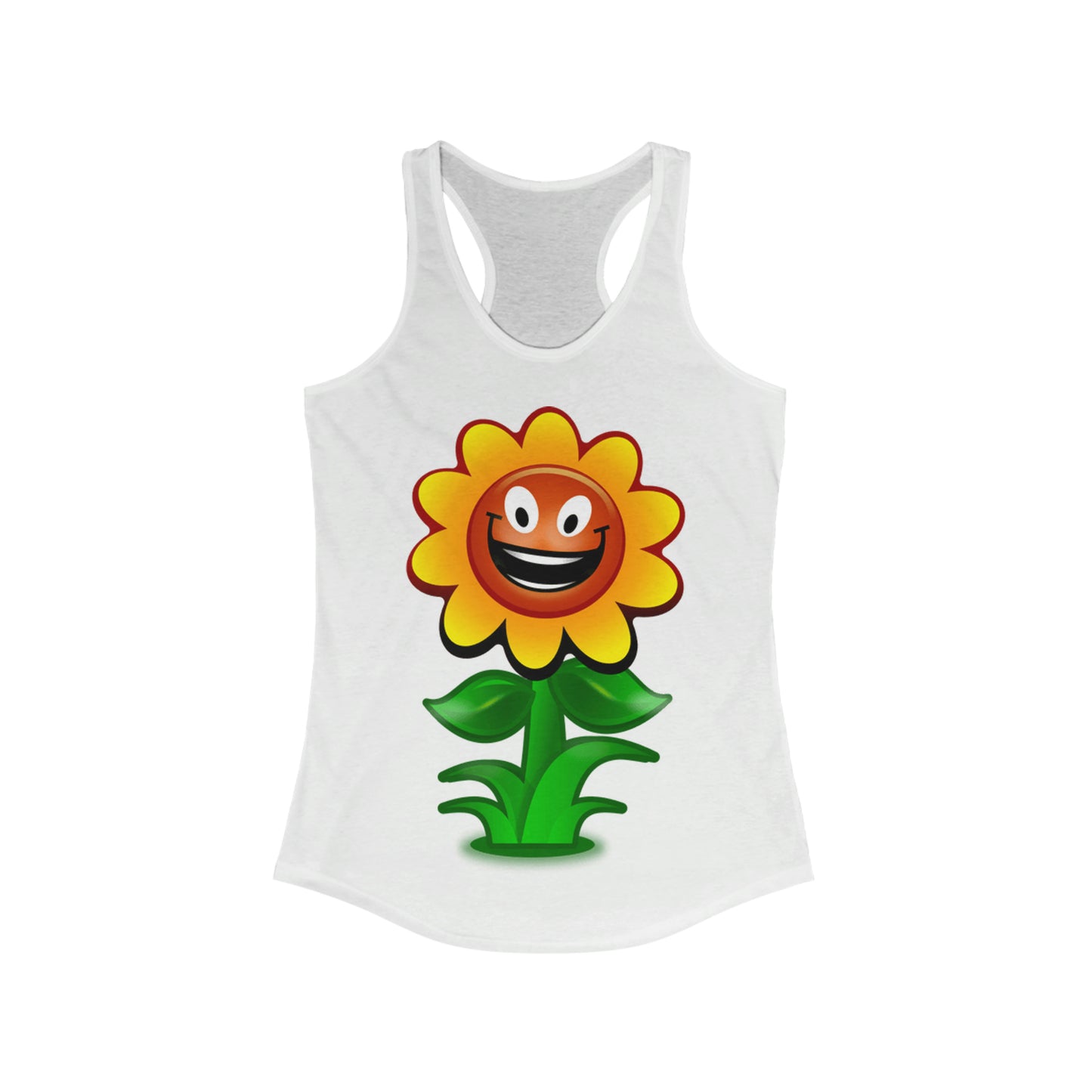 Video Game Style Flower Women's Ideal Racerback Tank
