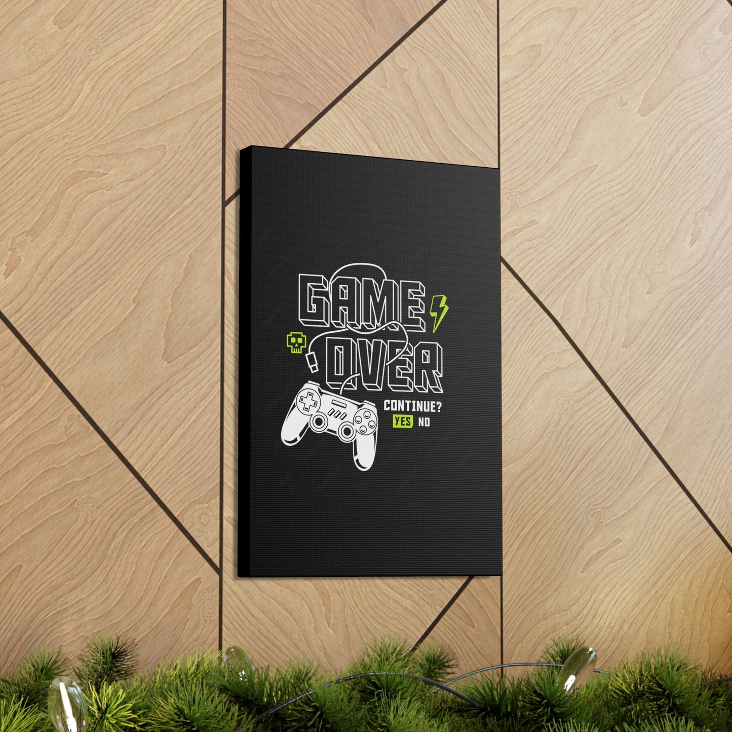 Game Over Canvas Gallery Wraps