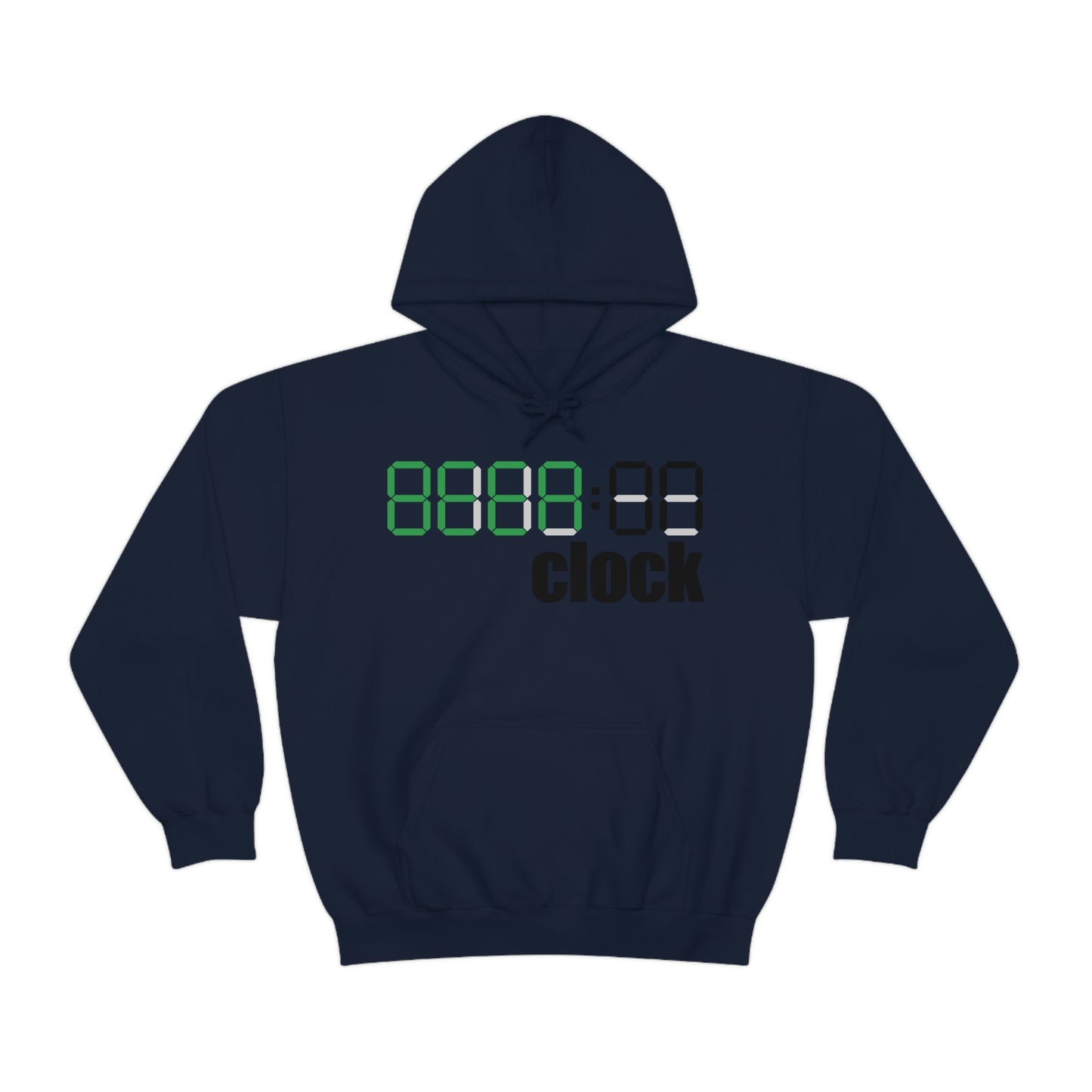 Beer on Clock Unisex Hooded Sweatshirt