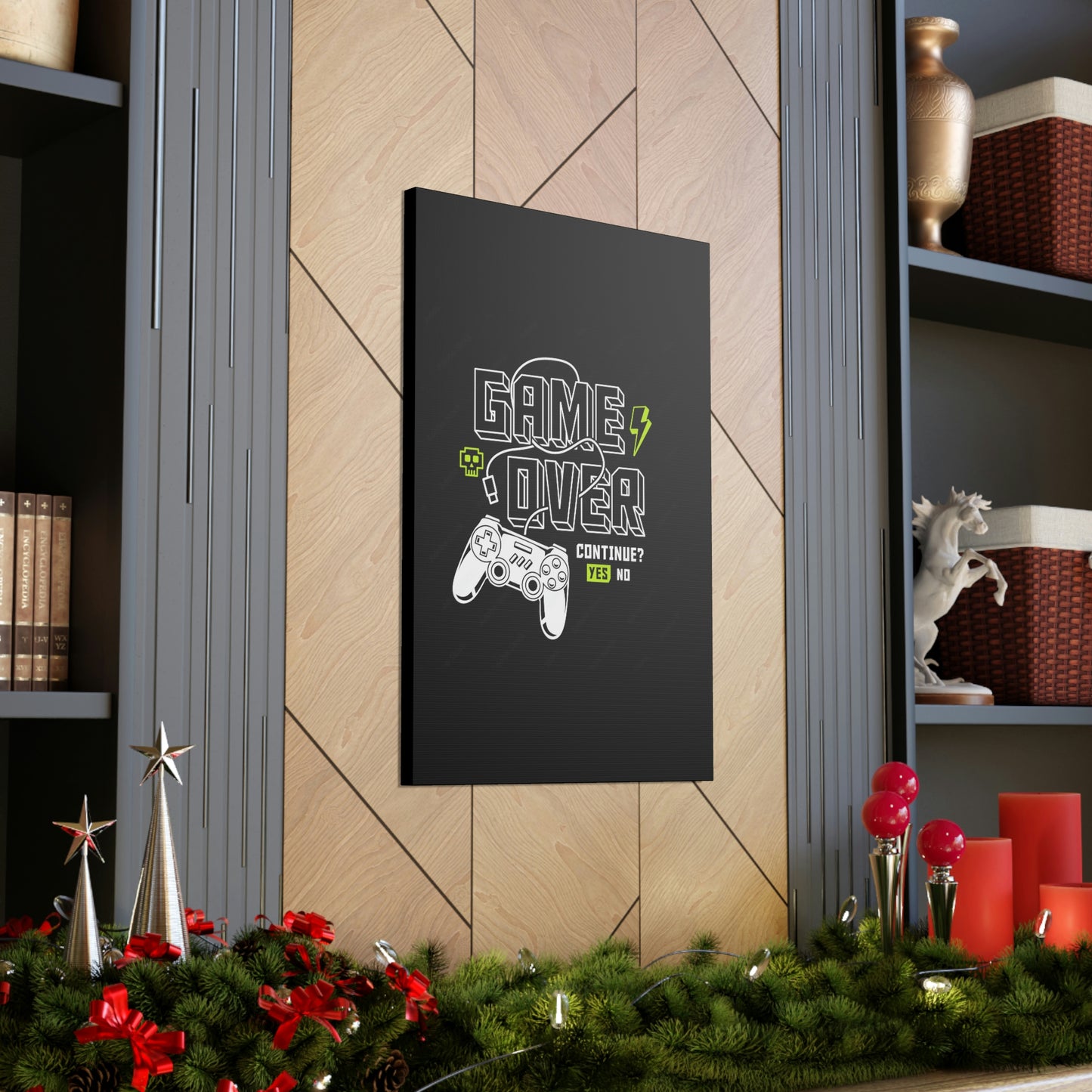 Game Over Canvas Gallery Wraps