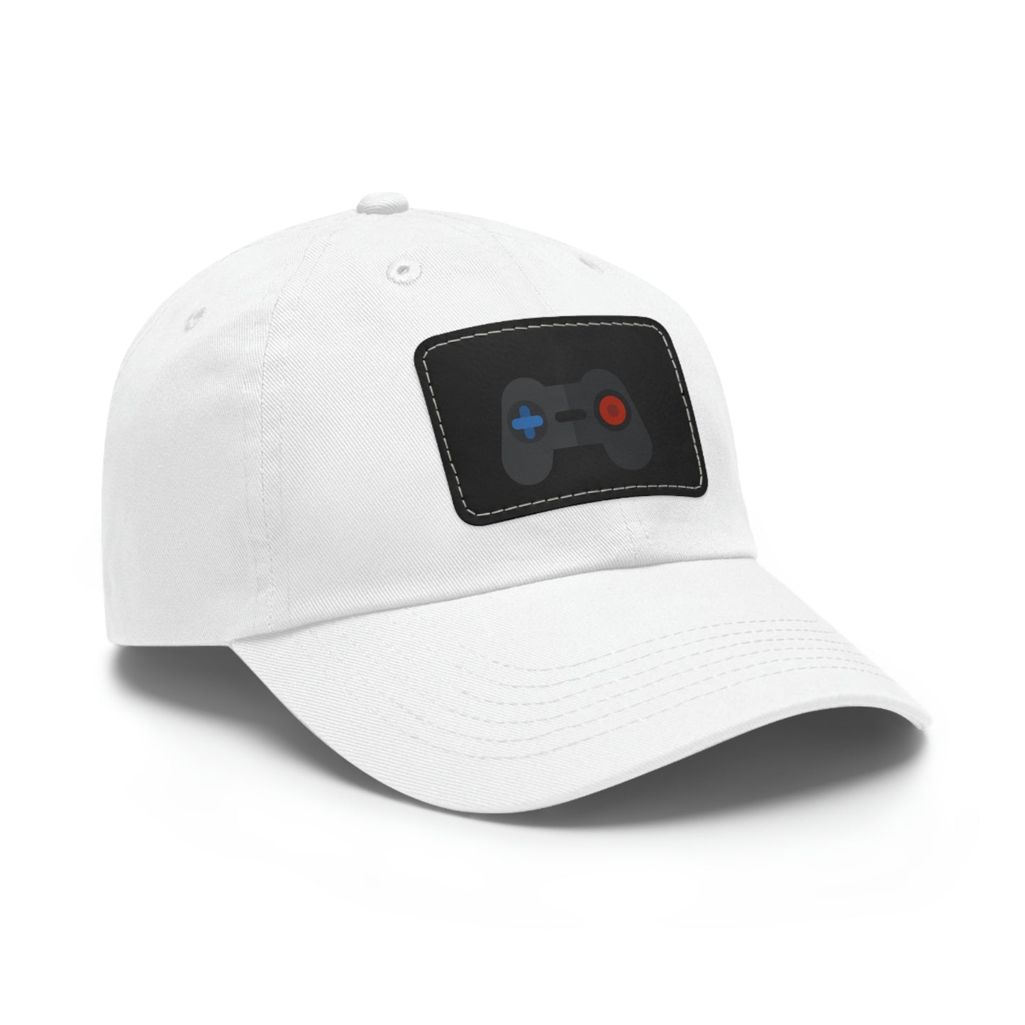 Retro Game Controller Dad Hat with Leather Patch