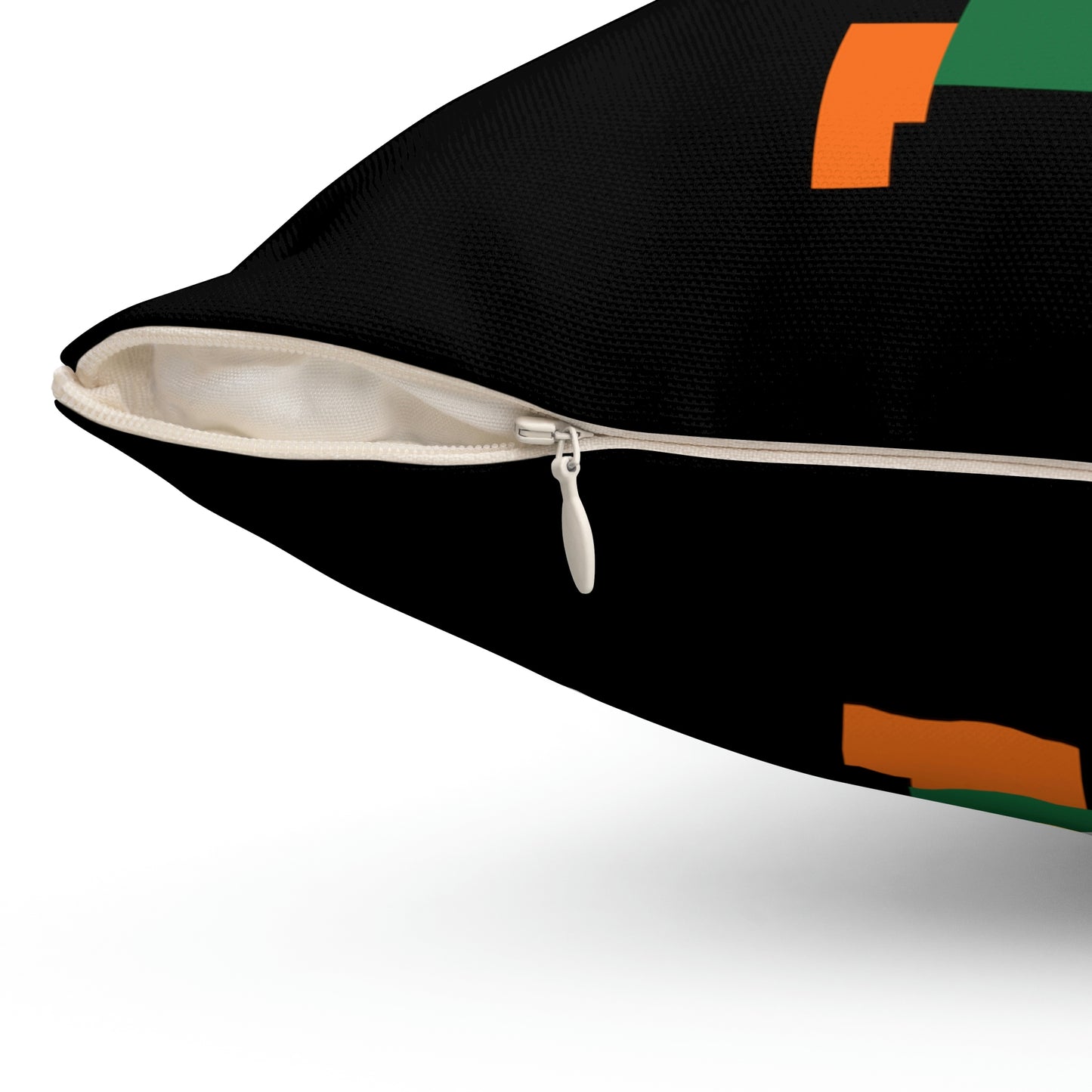 Leprechaun 8 Bit Style Spun Polyester Square Pillow