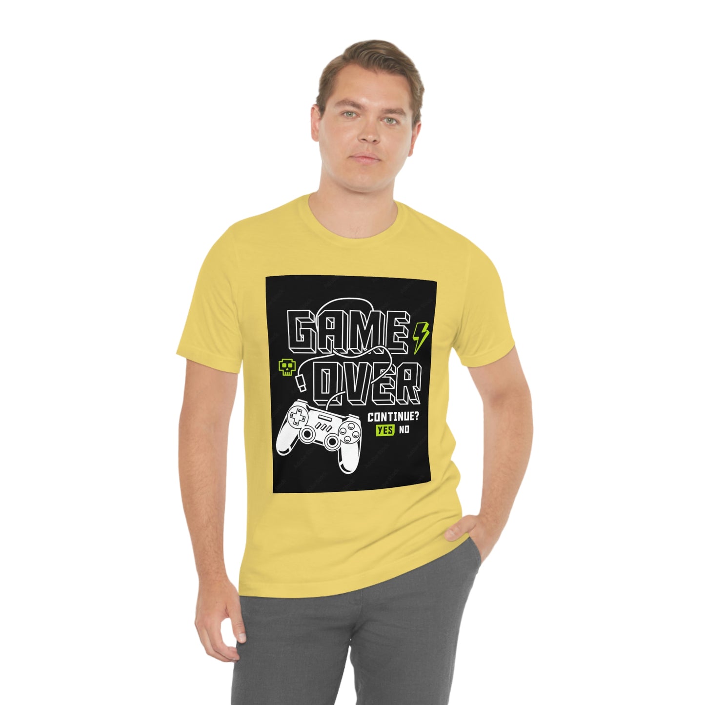 Game Over Unisex Jersey Short Sleeve Tee