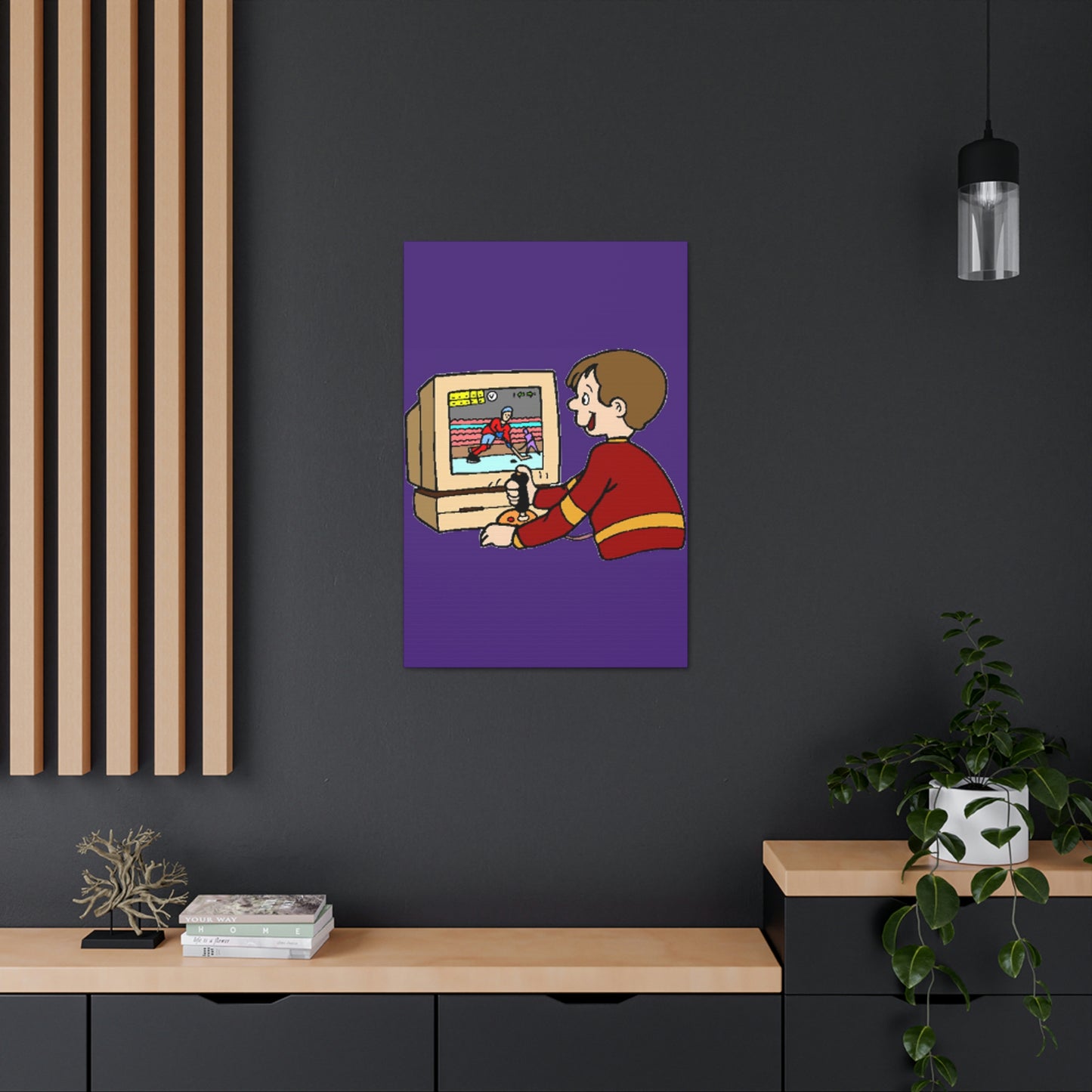 Old School Gamer Canvas Gallery Wraps