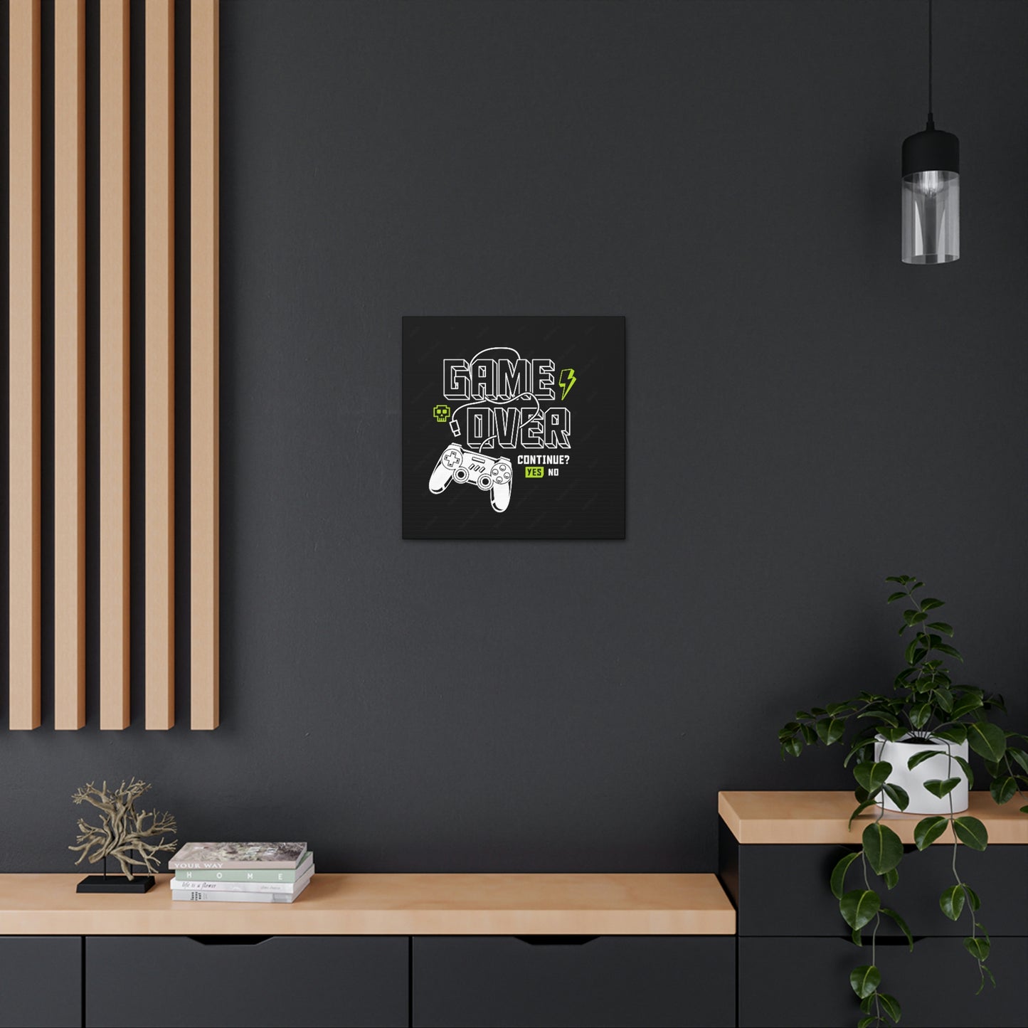 Game Over Canvas Gallery Wraps