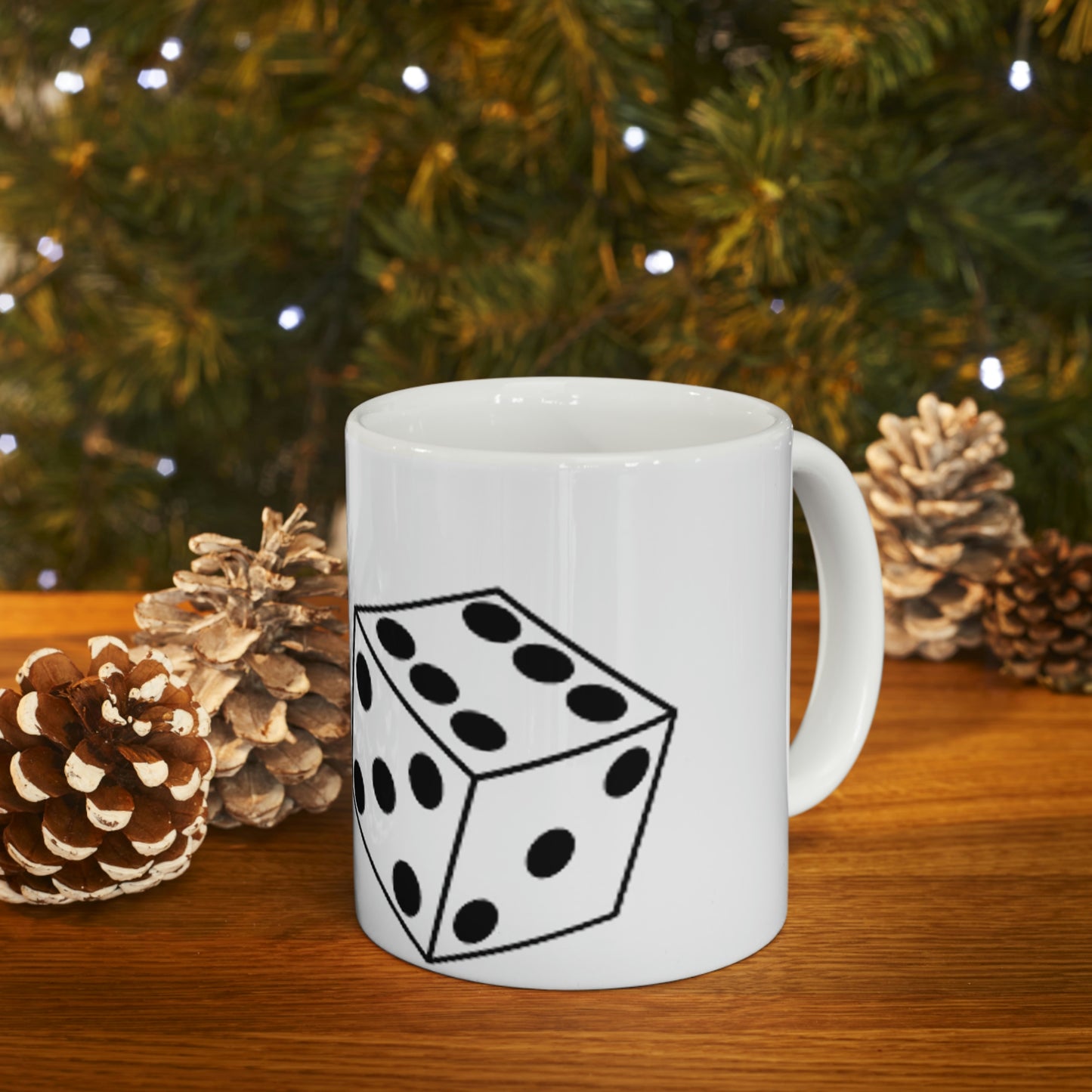 Dice Roll Ceramic Mug 11oz