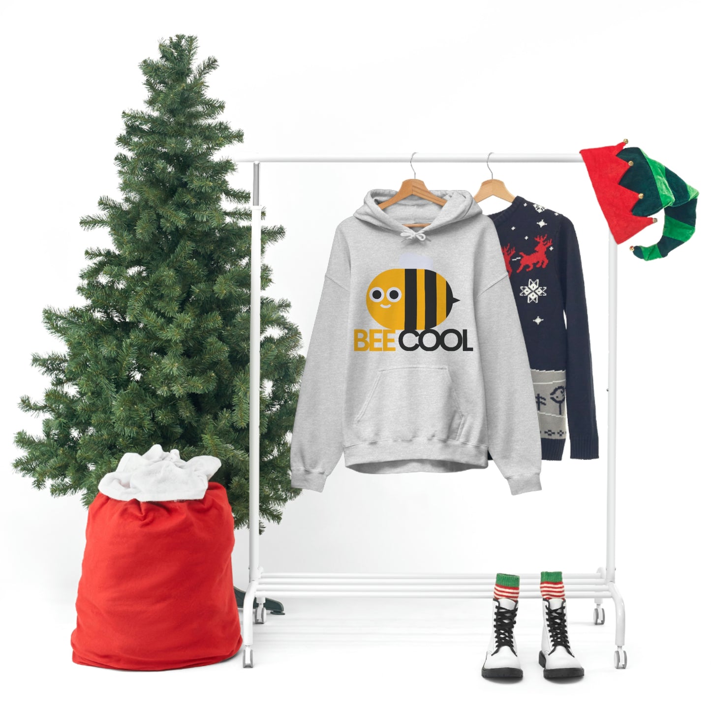 Bee Cool Unisex Hooded Sweatshirt