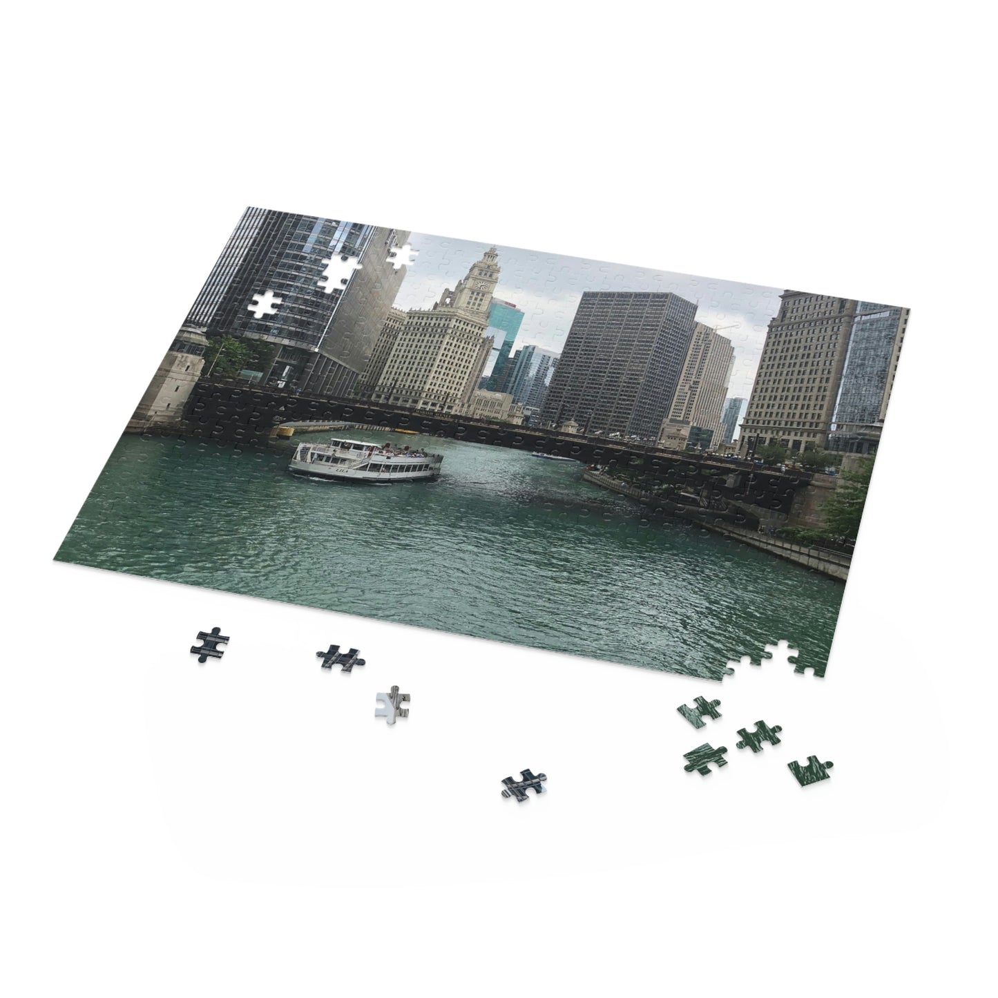 Chicago River Scenic Puzzle (120, 252, 500-Piece)
