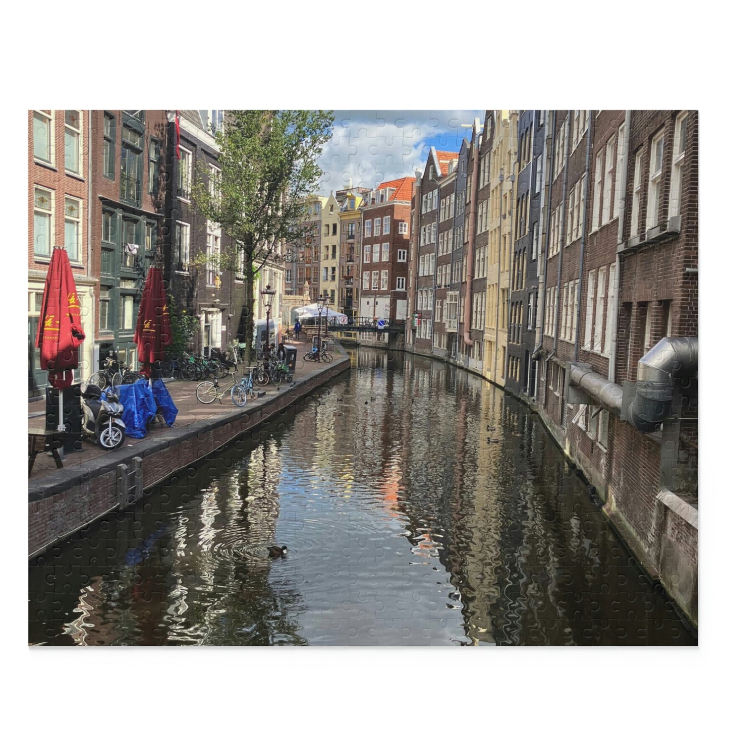 Amsterdam Canal Scenic Puzzle (120, 252, 500-Piece)