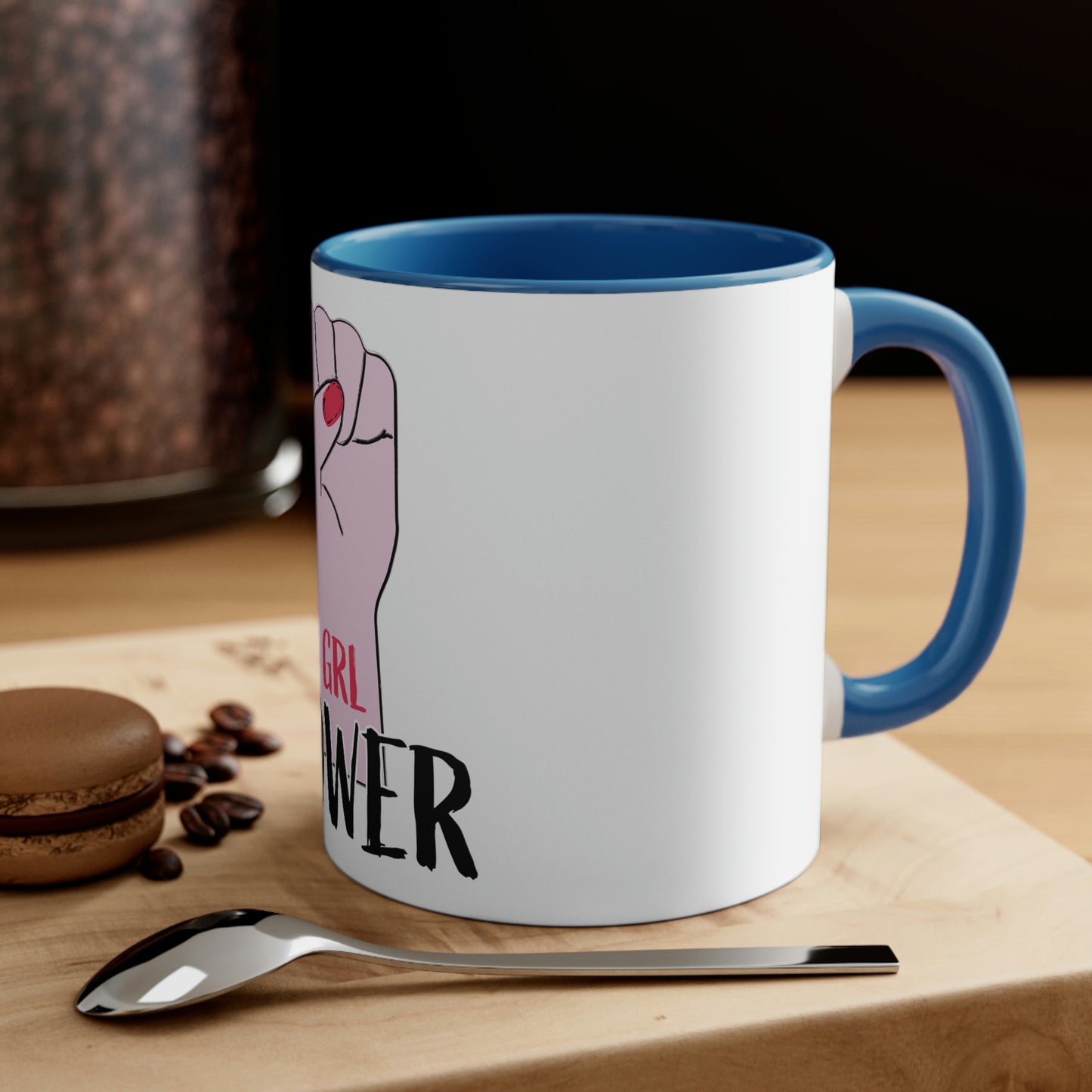 Grl Power Accent Coffee Mug, 11oz
