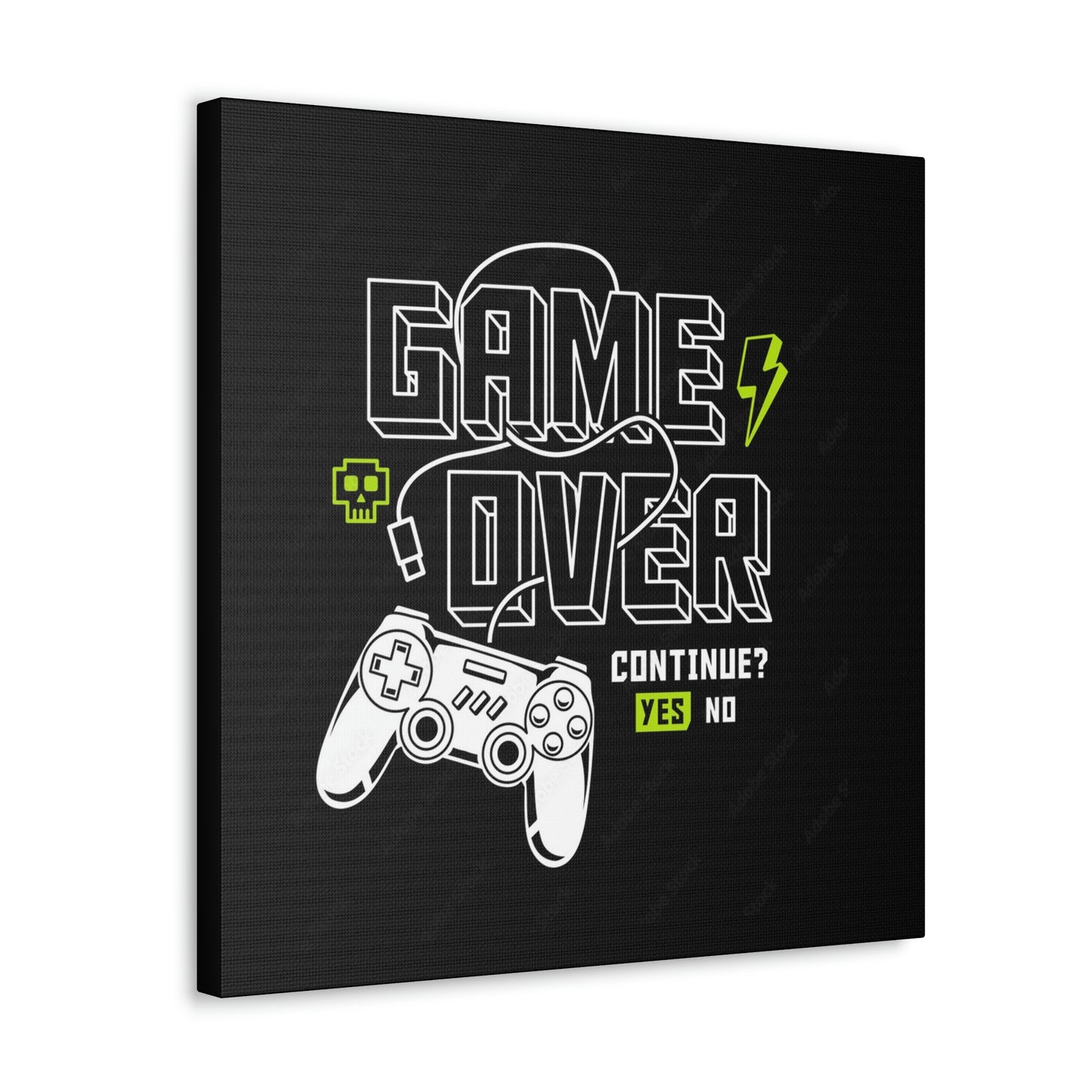 Game Over Canvas Gallery Wraps