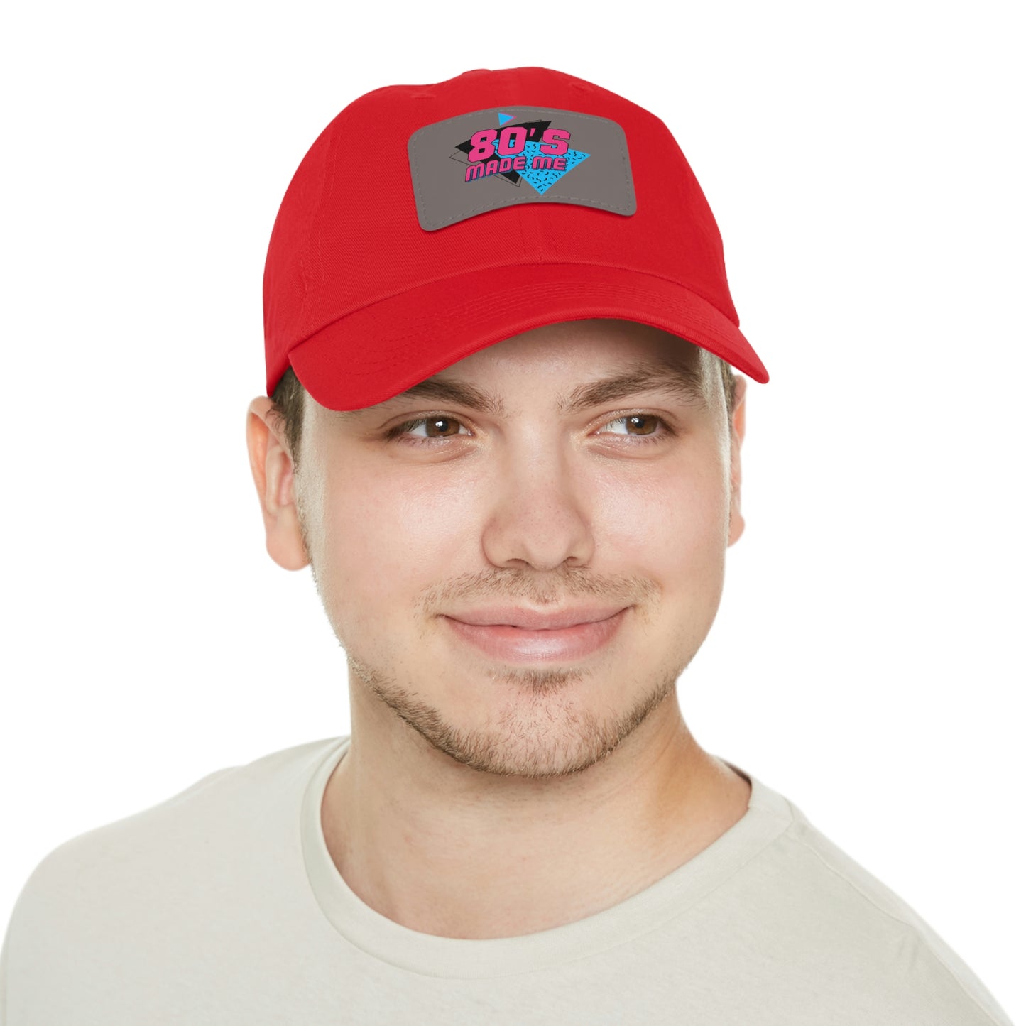 80s Made Me Dad Hat with Leather Patch