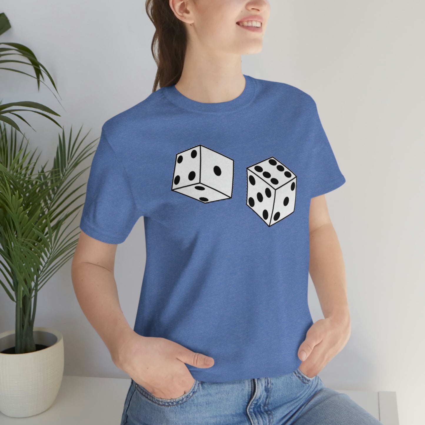 Dice Roll Unisex Jersey Short Sleeve Tee
