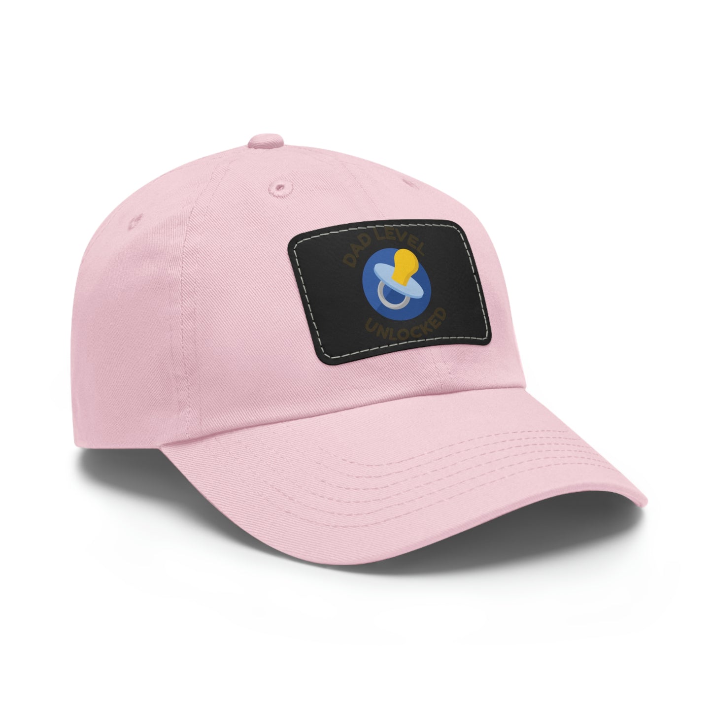Dad Level Unlocked Dad Hat with Leather Patch