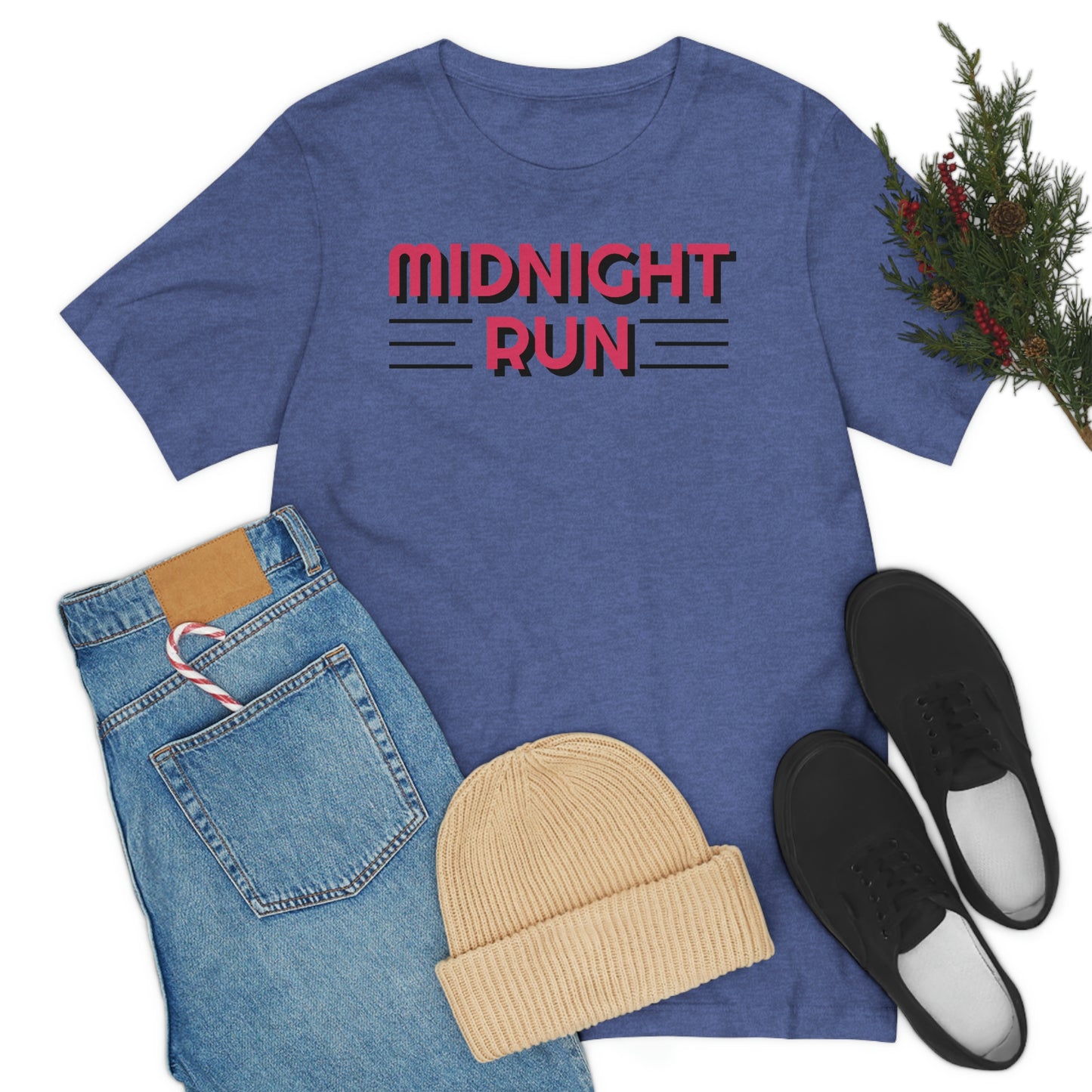 Midnight Run Unisex Jersey Short Sleeve Tee
