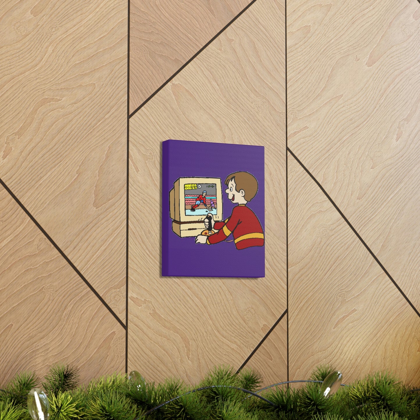Old School Gamer Canvas Gallery Wraps