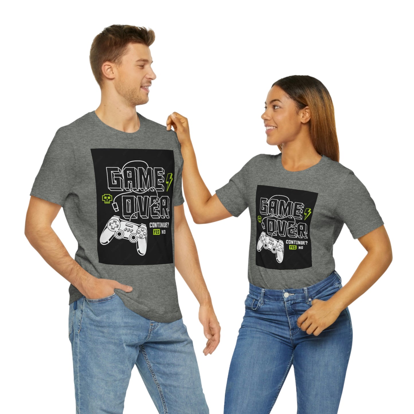 Game Over Unisex Jersey Short Sleeve Tee