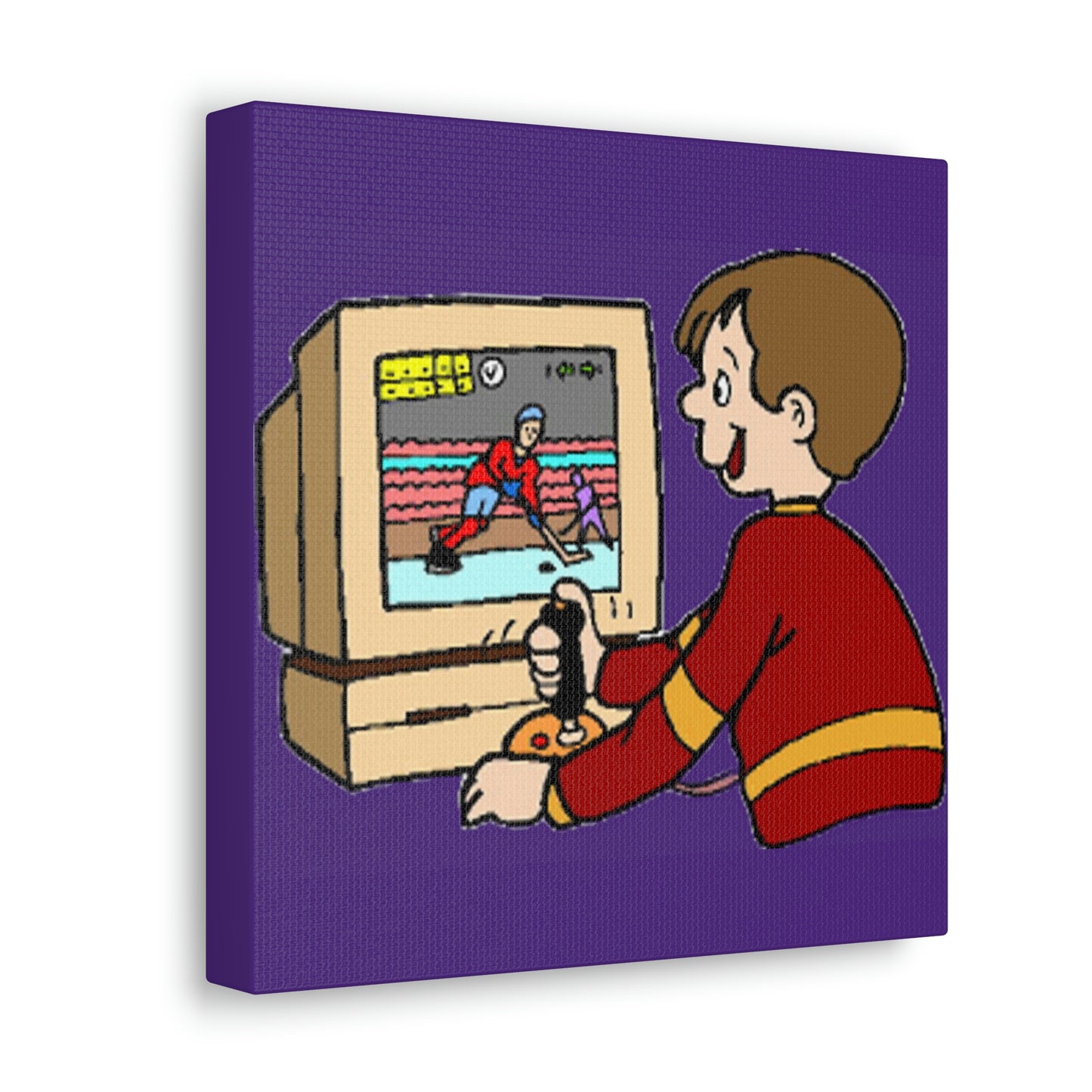 Old School Gamer Canvas Gallery Wraps