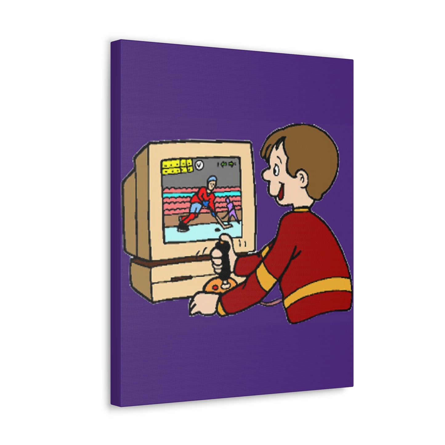 Old School Gamer Canvas Gallery Wraps