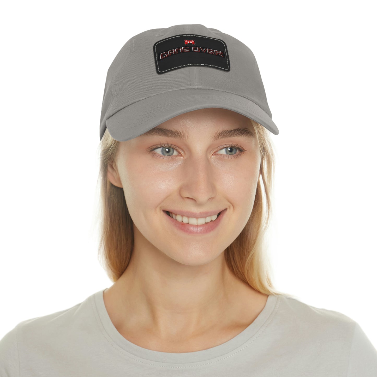 Game Over! Dad Hat with Leather Patch