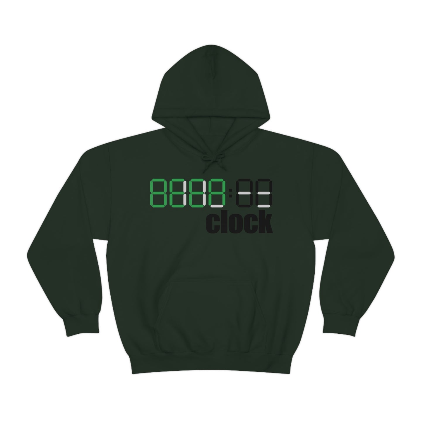 Beer on Clock Unisex Hooded Sweatshirt