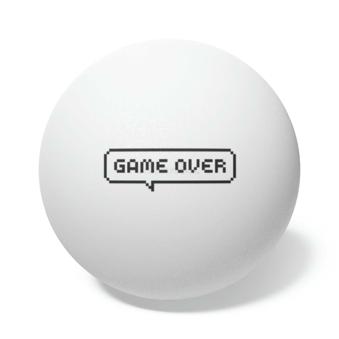 Game Over Ping Pong Balls, 6 pcs