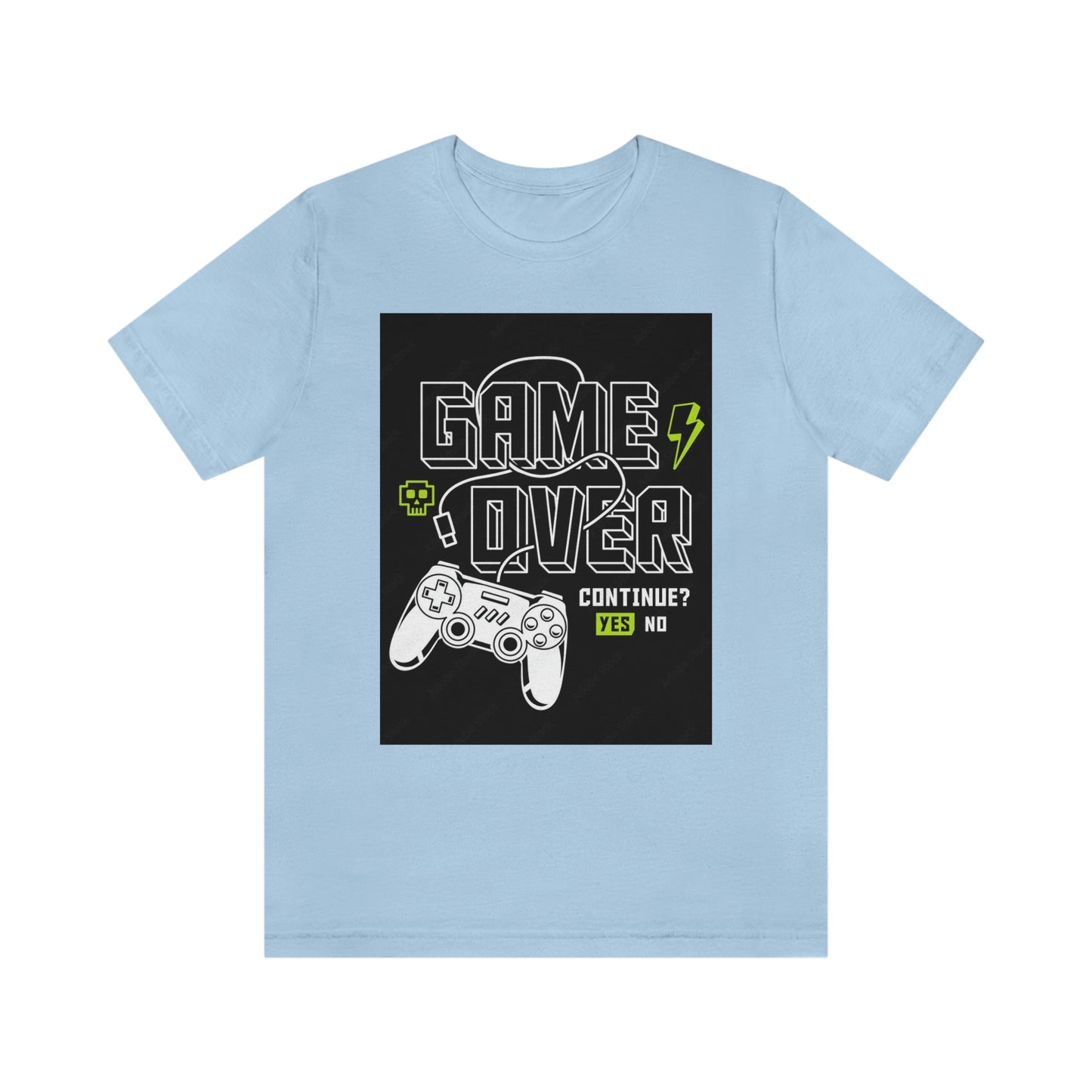 Game Over Unisex Jersey Short Sleeve Tee