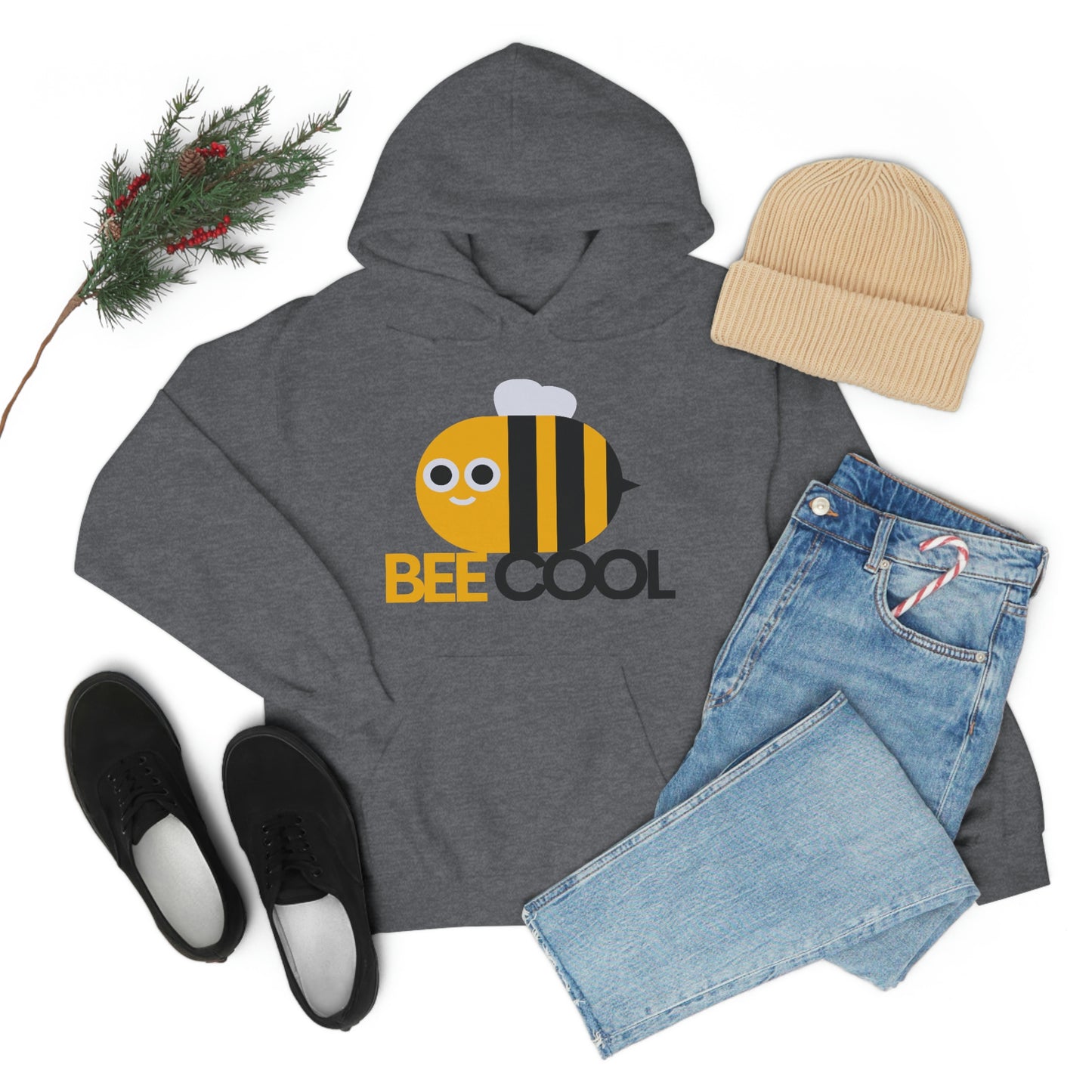 Bee Cool Unisex Hooded Sweatshirt