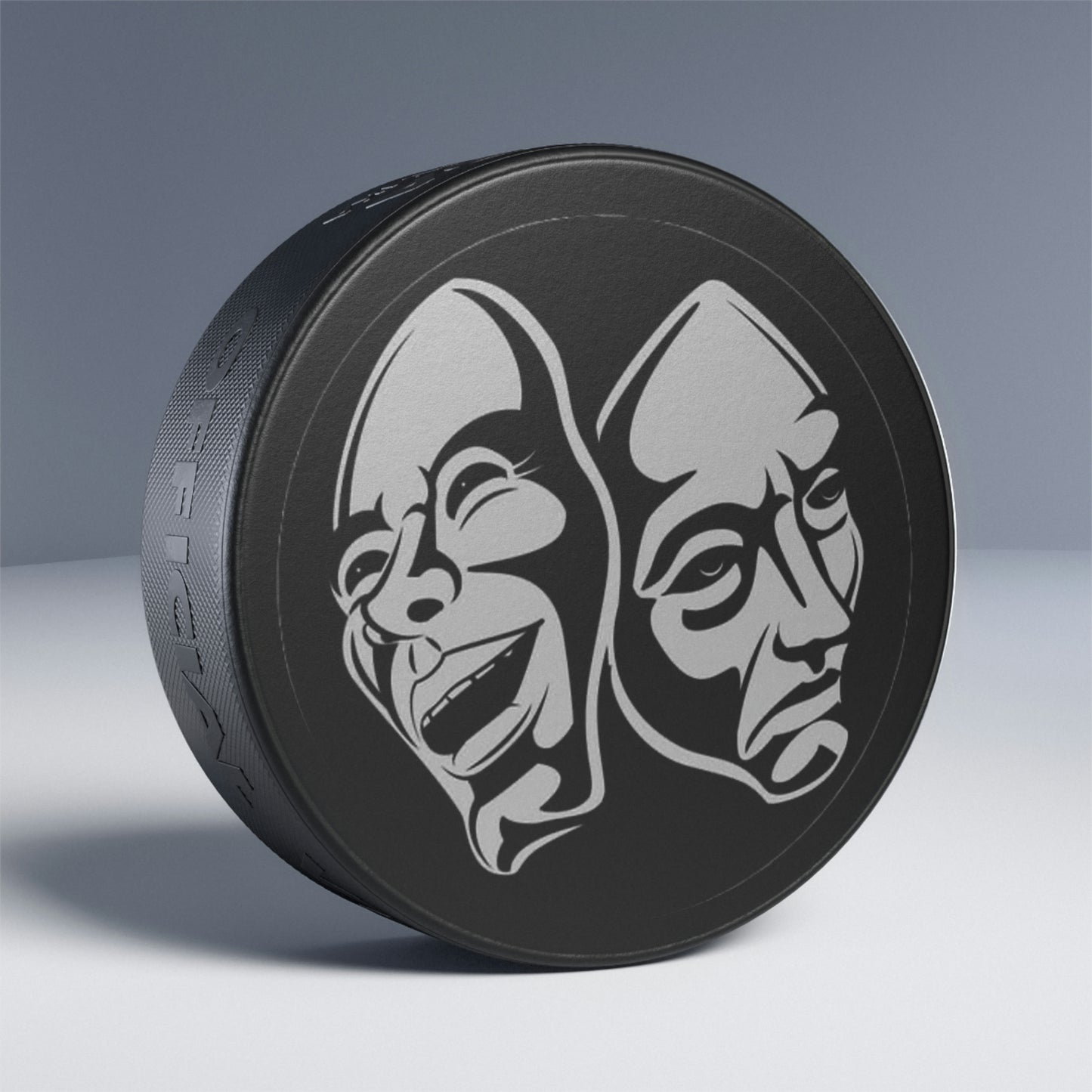 Mystery Masks Hockey Puck