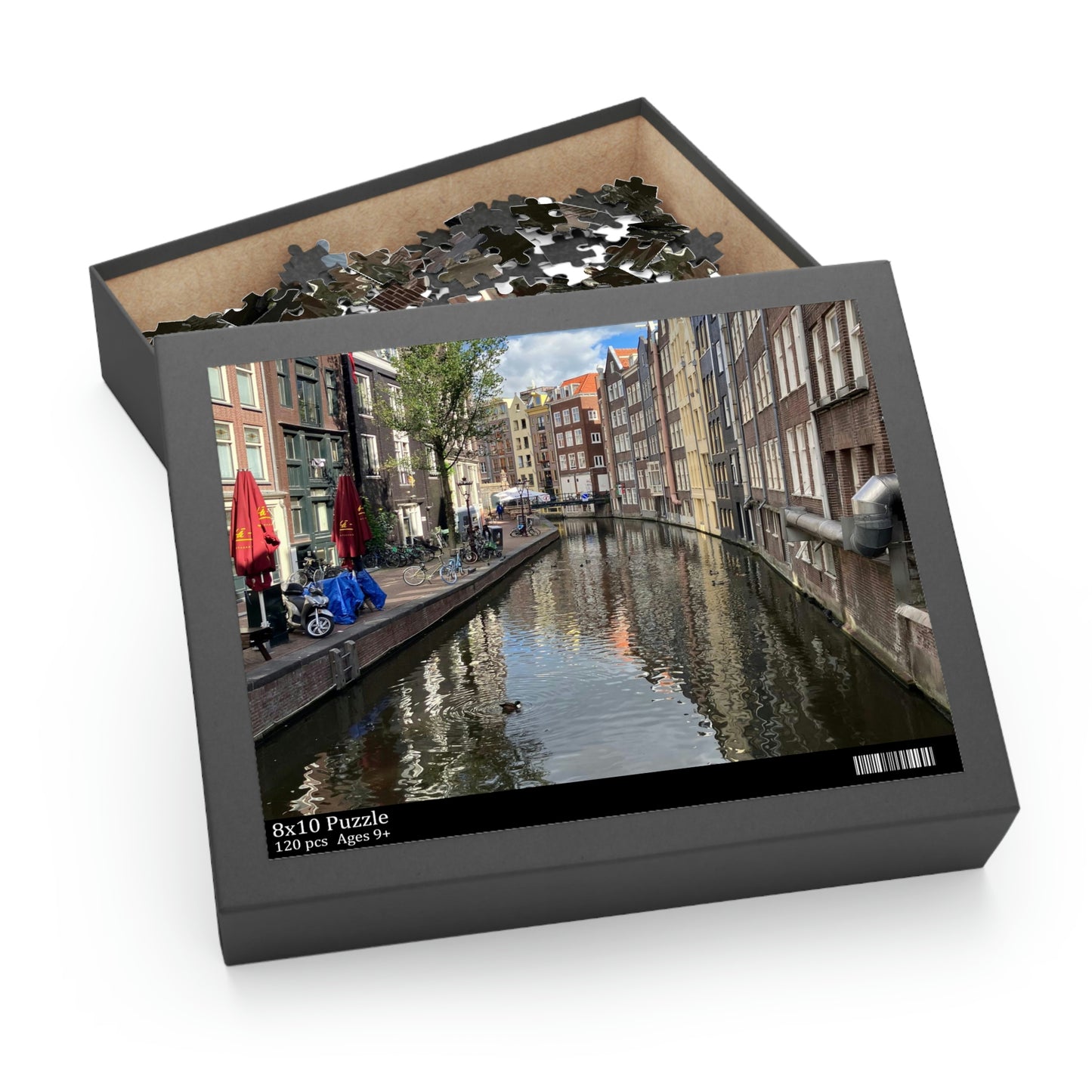 Amsterdam Canal Scenic Puzzle (120, 252, 500-Piece)